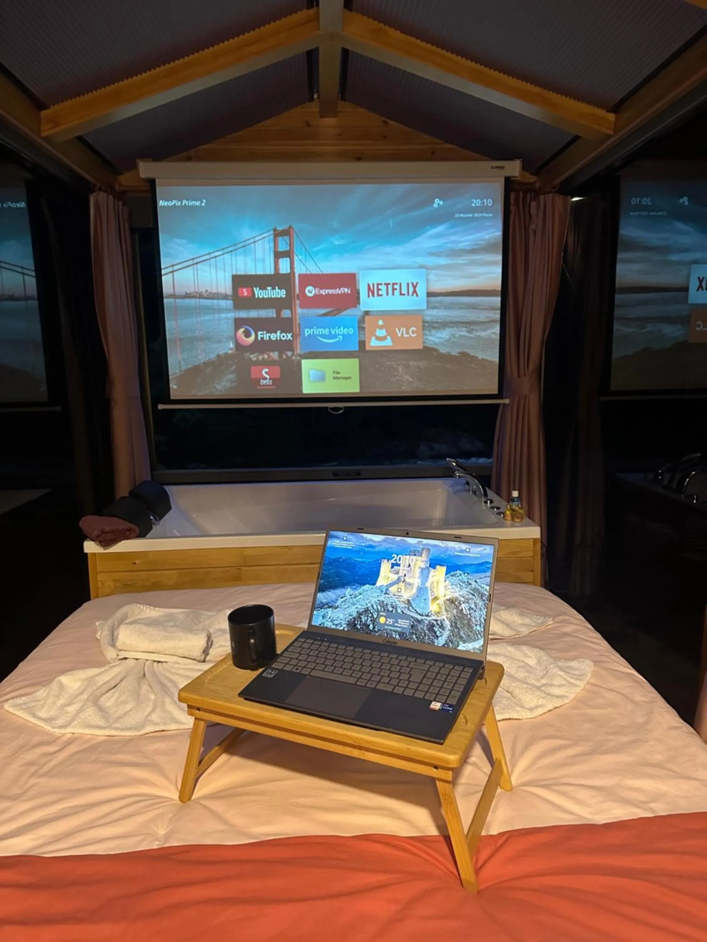 Bed in Ria süit otel bungalov