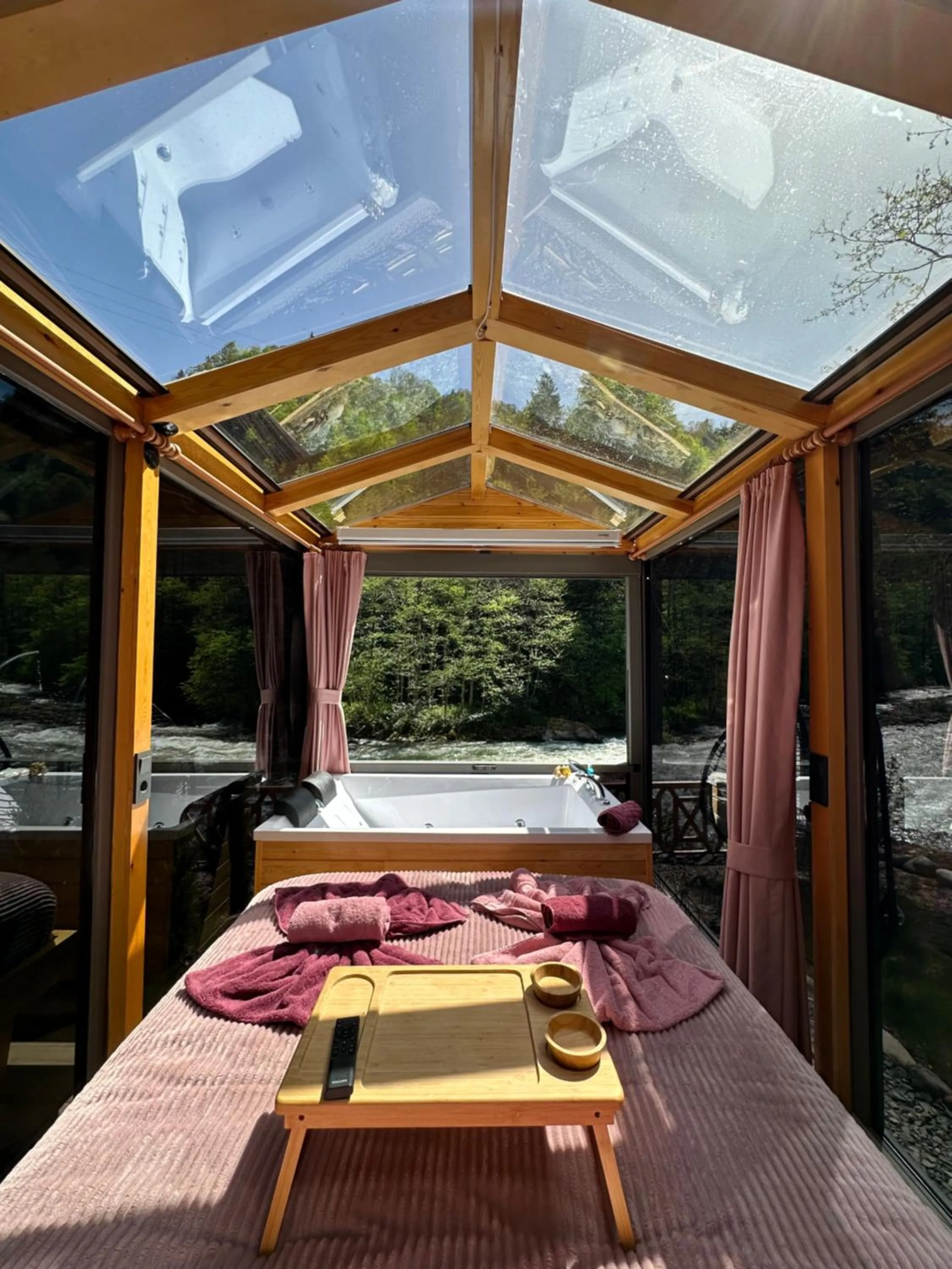 Bed in Ria süit otel bungalov