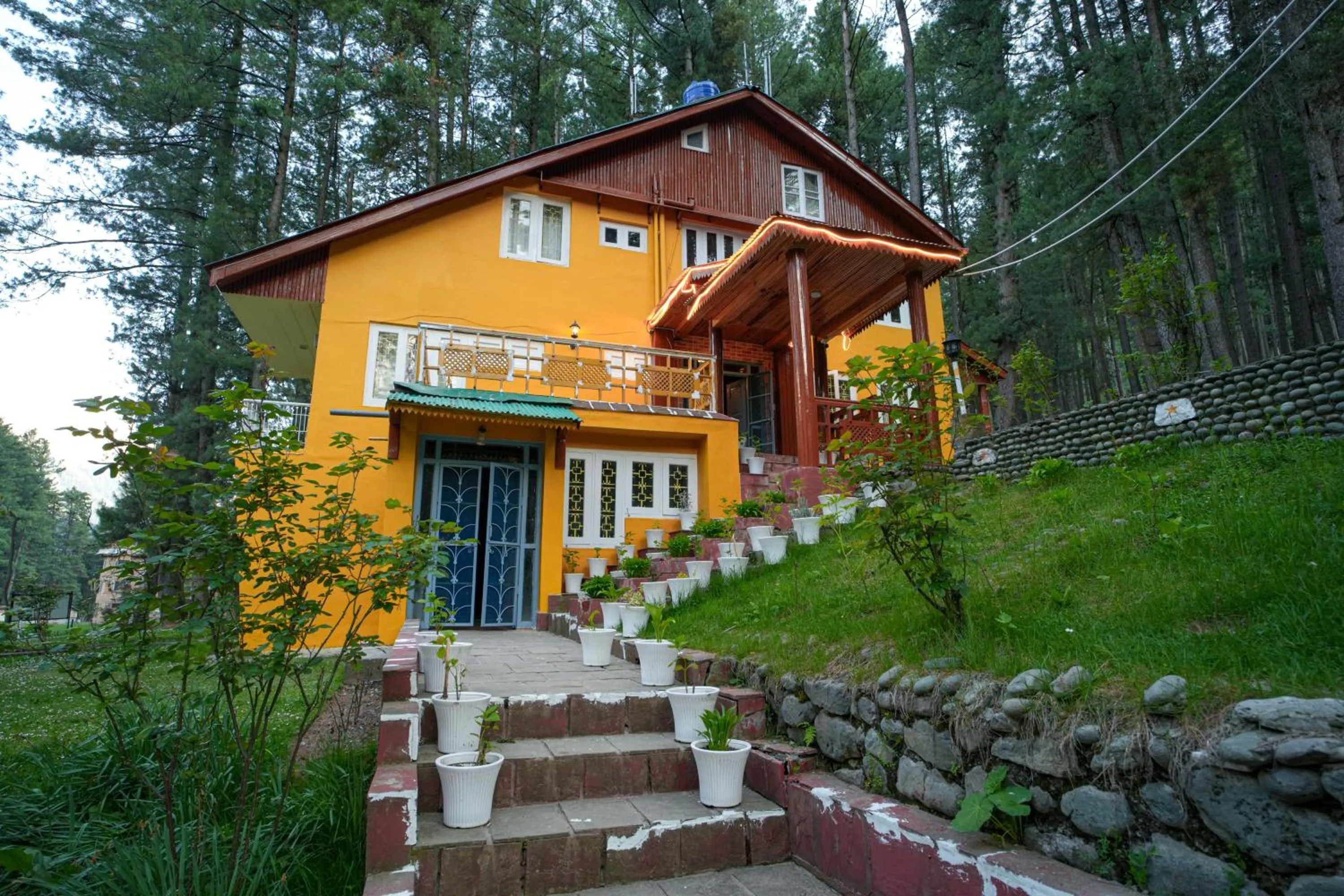 Garden view in Hotel Little Silver