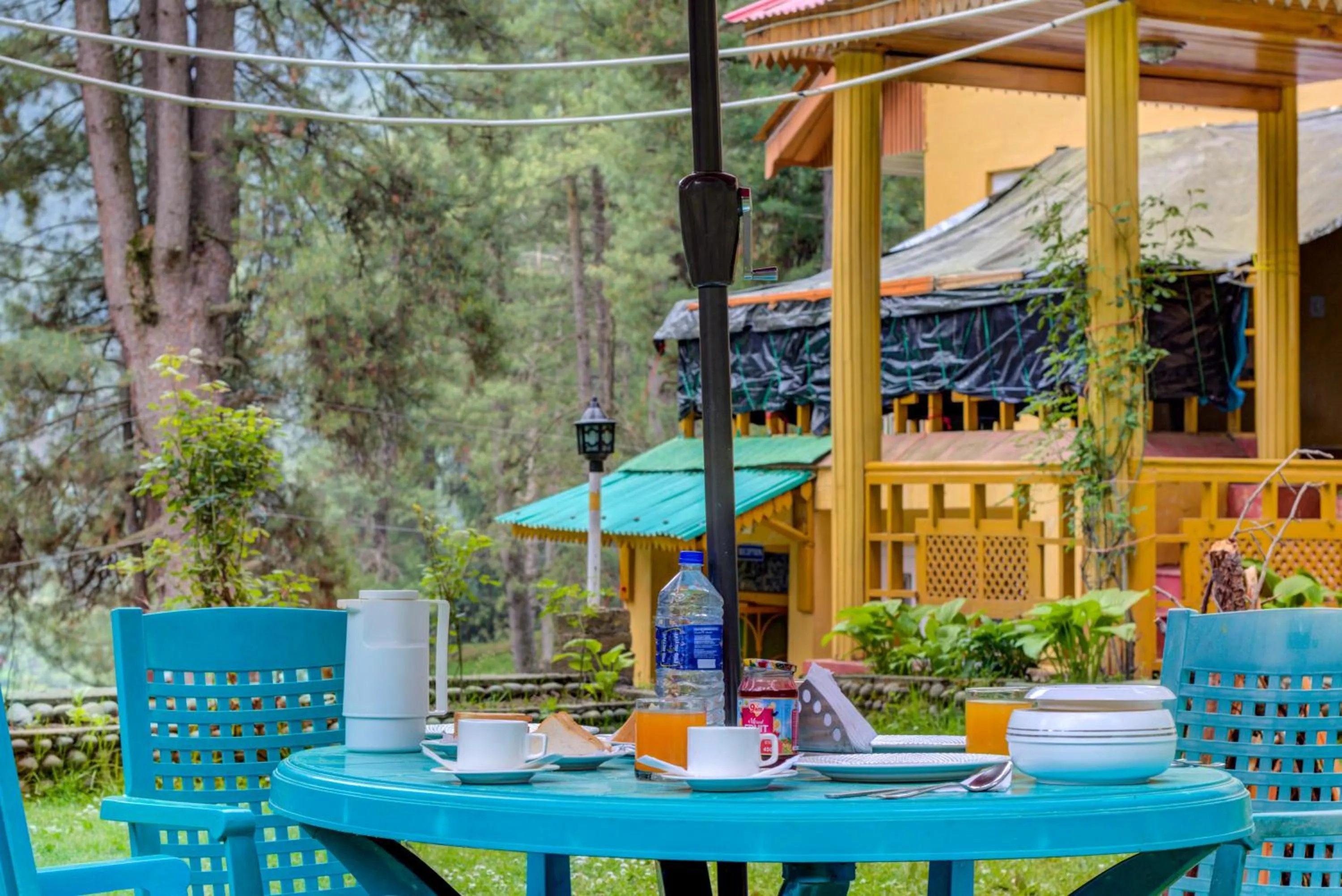 Garden view in Hotel Little Silver