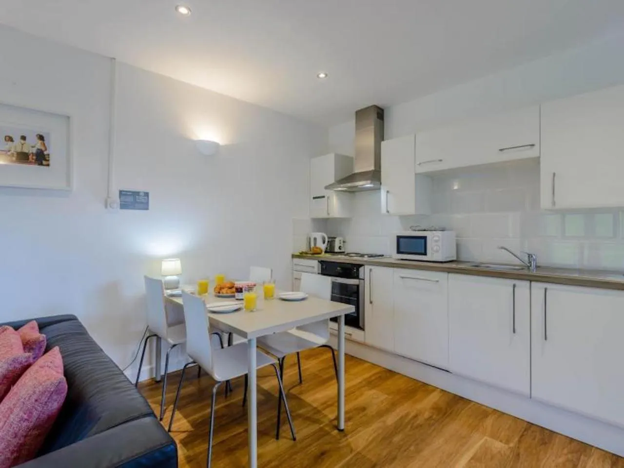 Kitchen or kitchenette in Rossendale Holiday Cottages & Spa