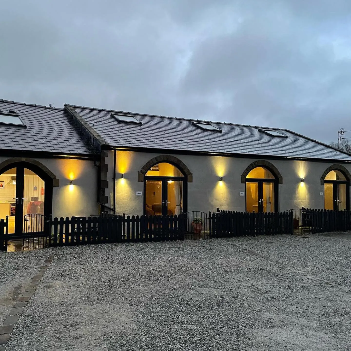 Patio in Rossendale Holiday Cottages & Spa