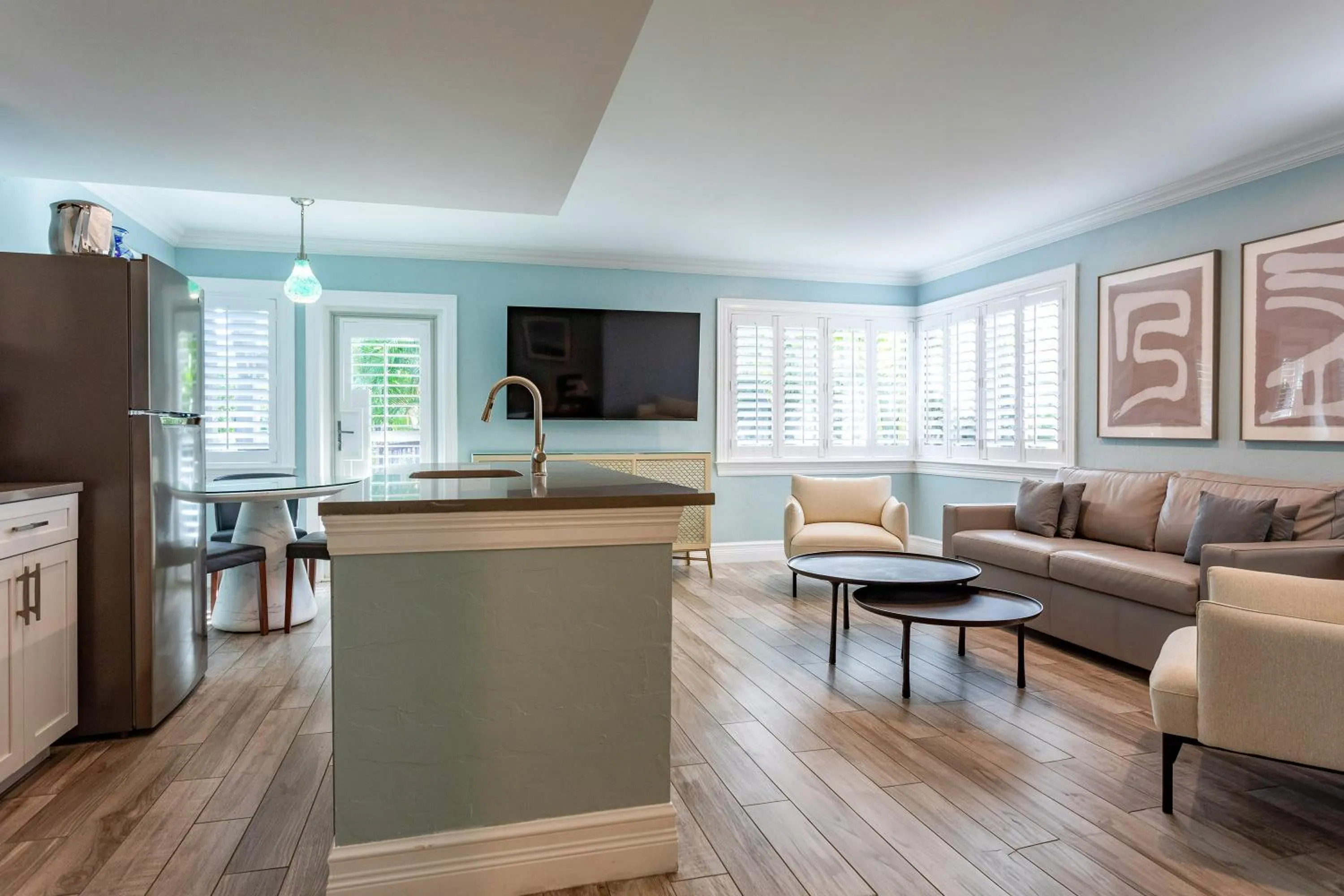 Living room in Crane's Beach House Boutique Hotel & Luxury Villas
