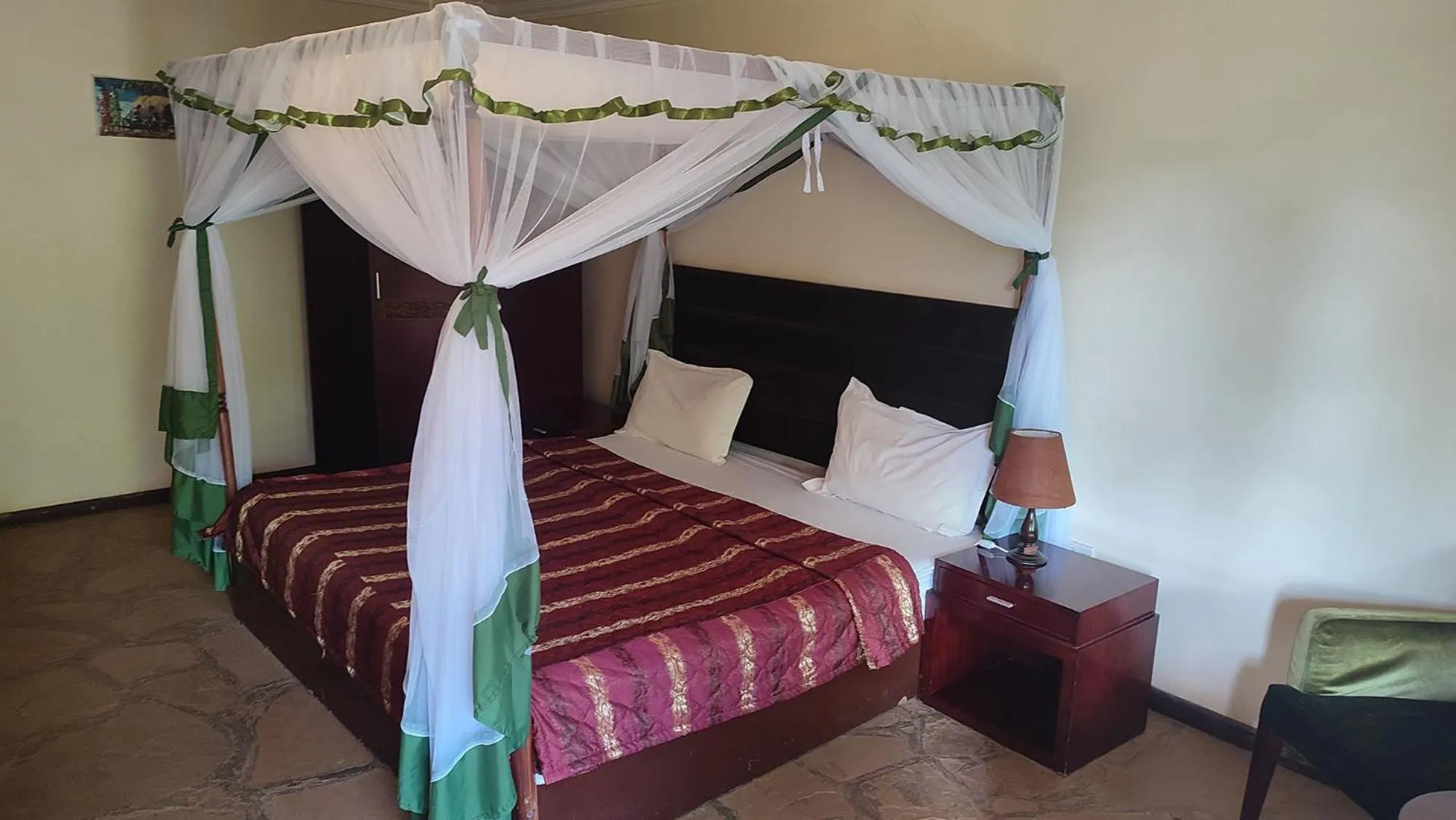 Bed in AA Lodge Amboseli
