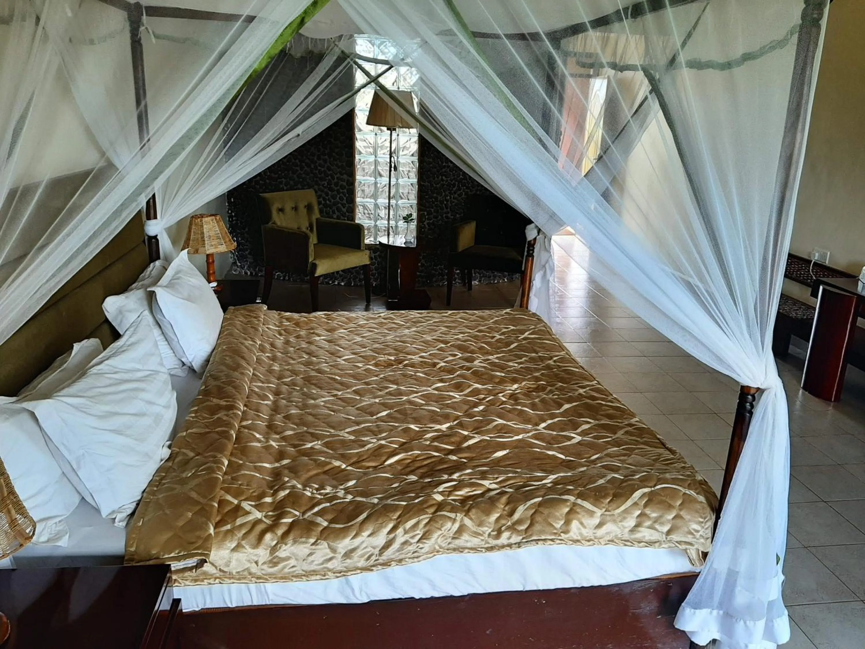 Bed in AA Lodge Amboseli