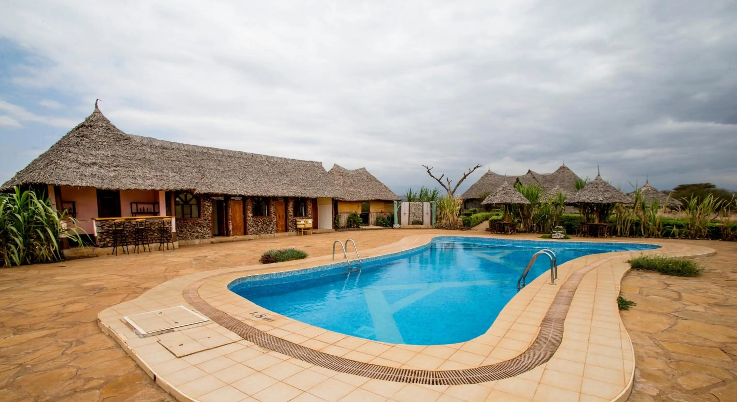 Swimming pool in AA Lodge Amboseli