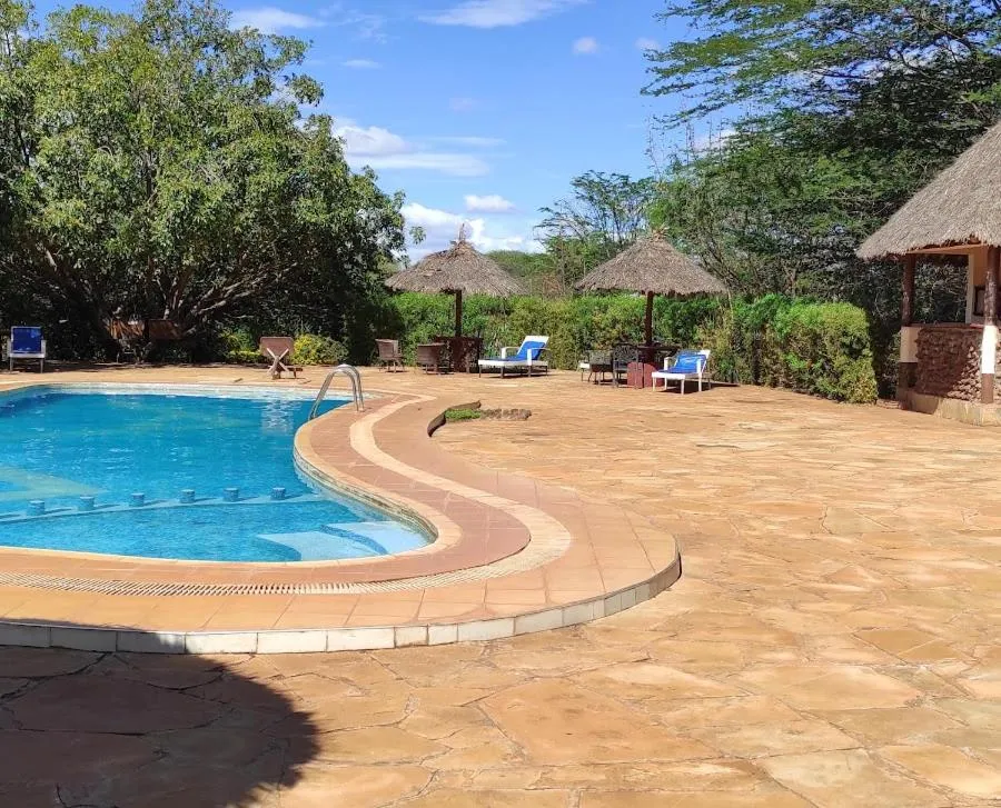 Swimming pool in AA Lodge Amboseli