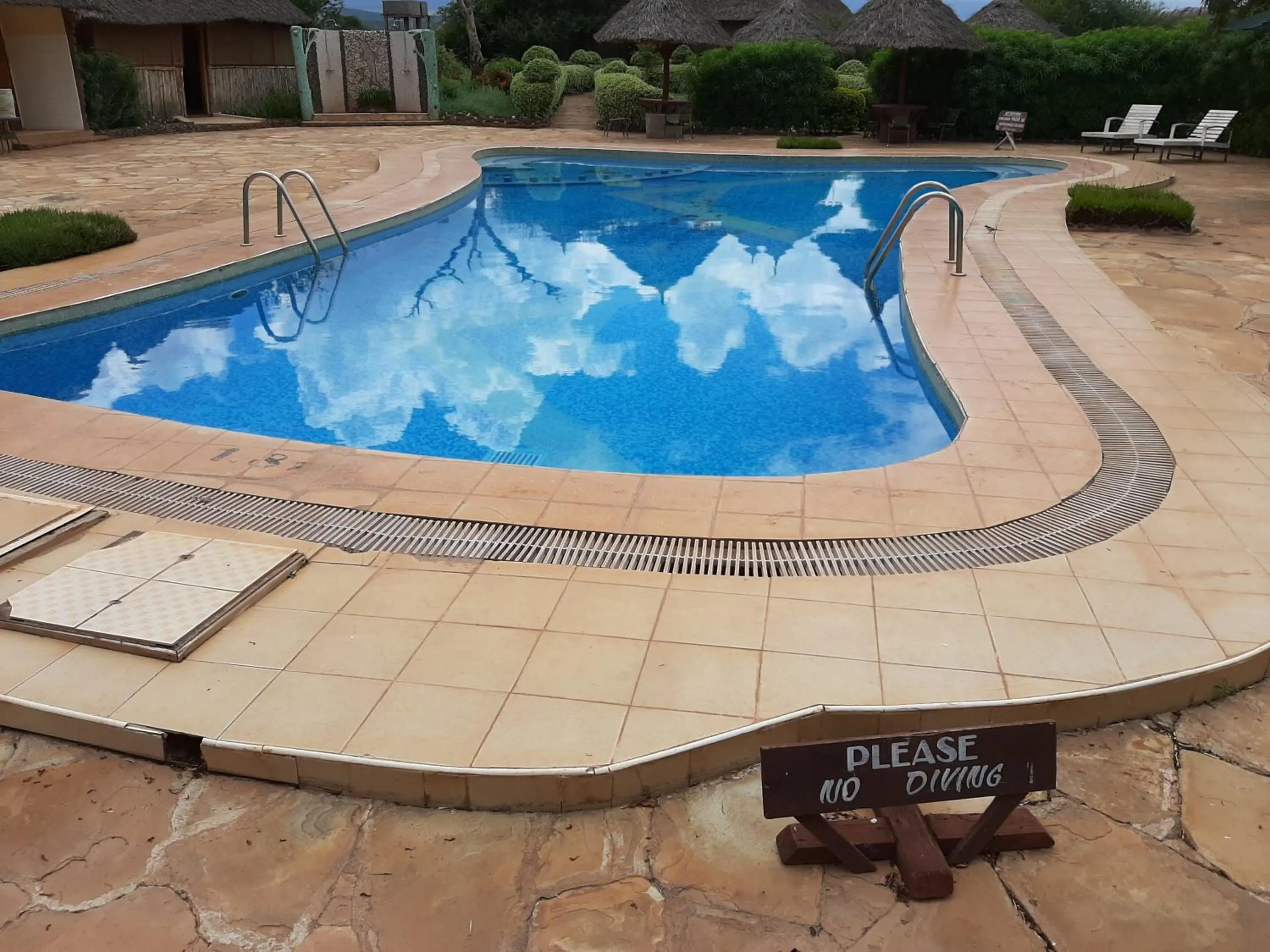 Swimming pool in AA Lodge Amboseli