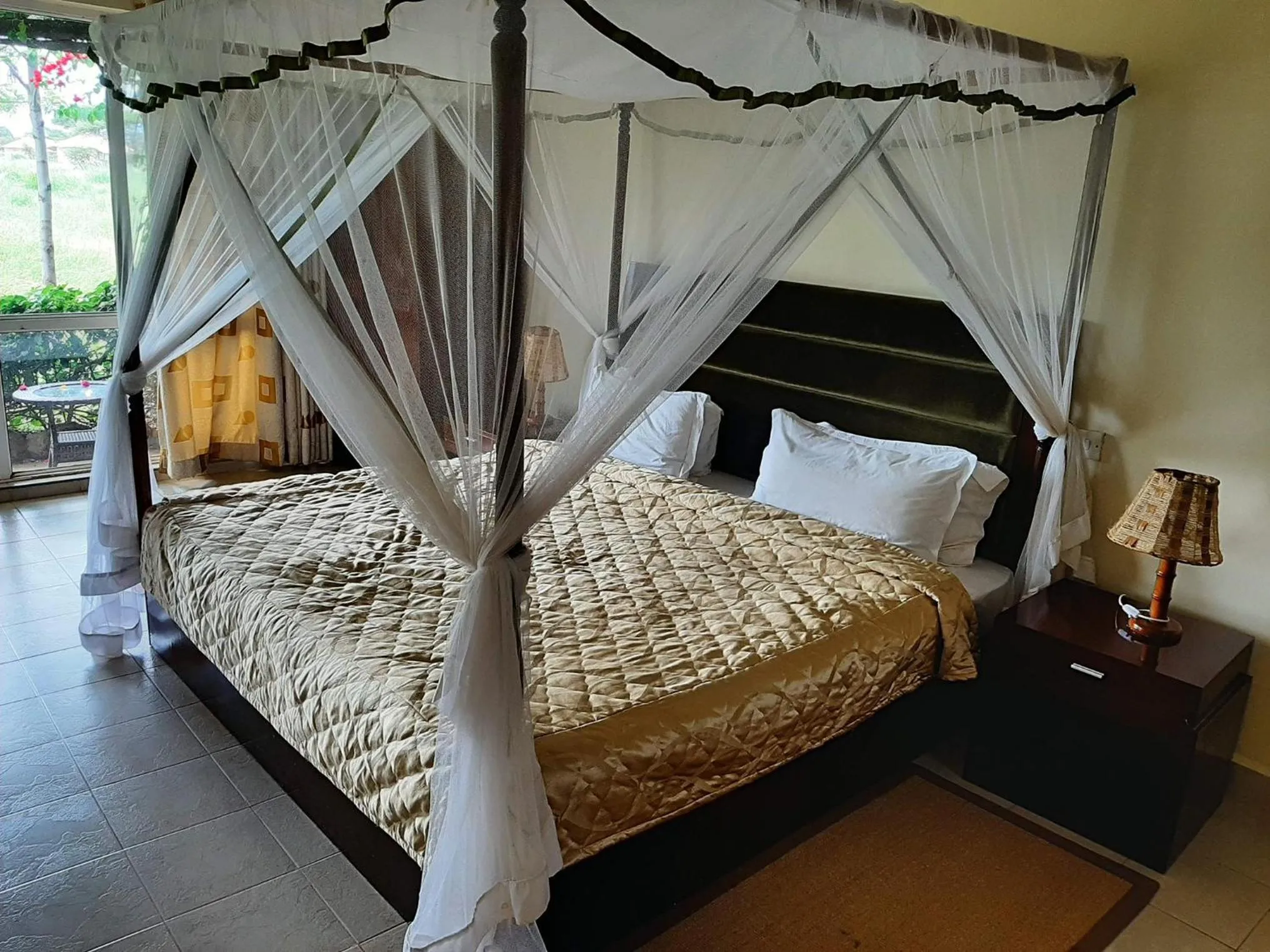 Bed in AA Lodge Amboseli