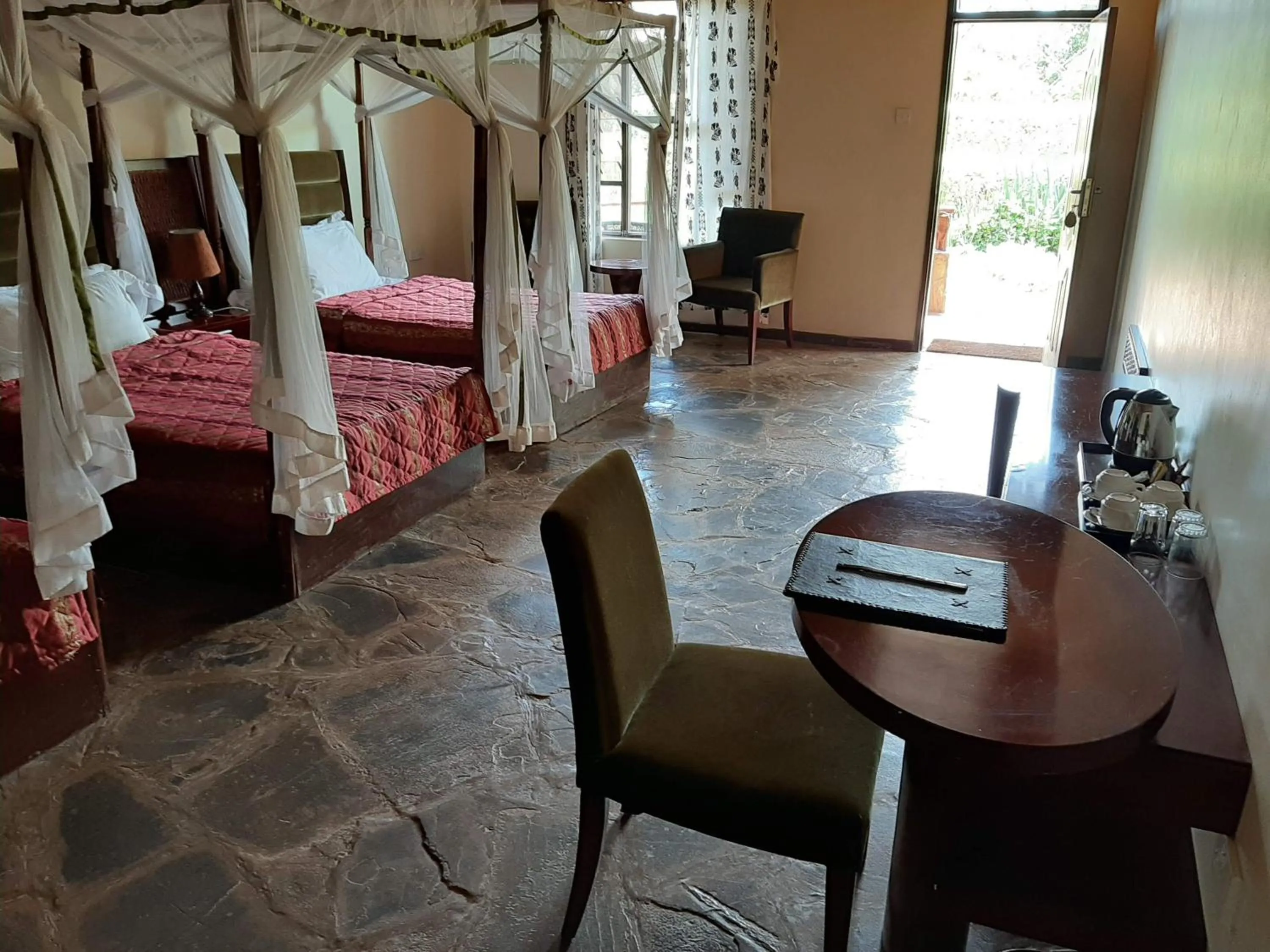 Property building, Bed in AA Lodge Amboseli