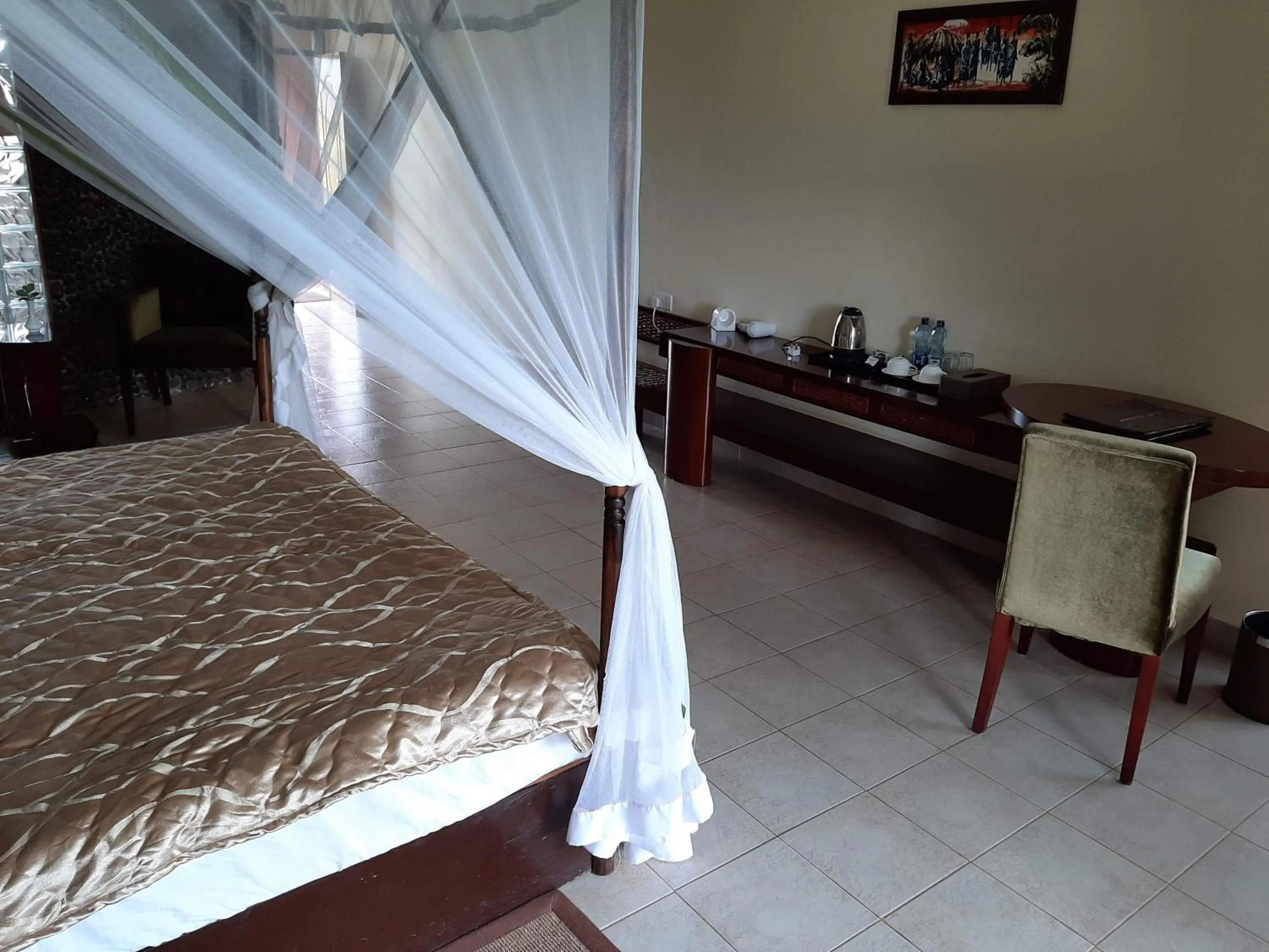 Bed in AA Lodge Amboseli