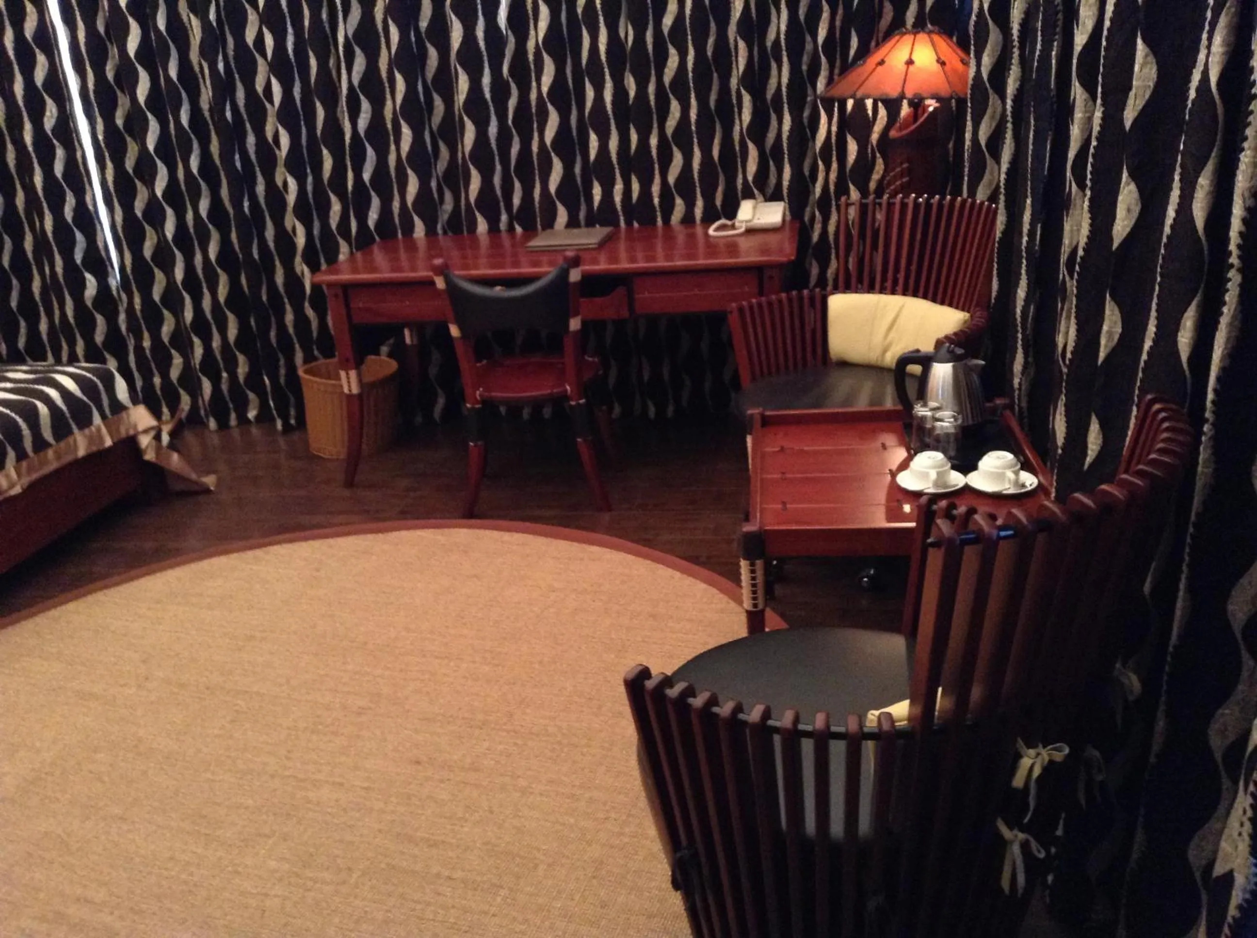 Seating area in AA Lodge Maasai Mara