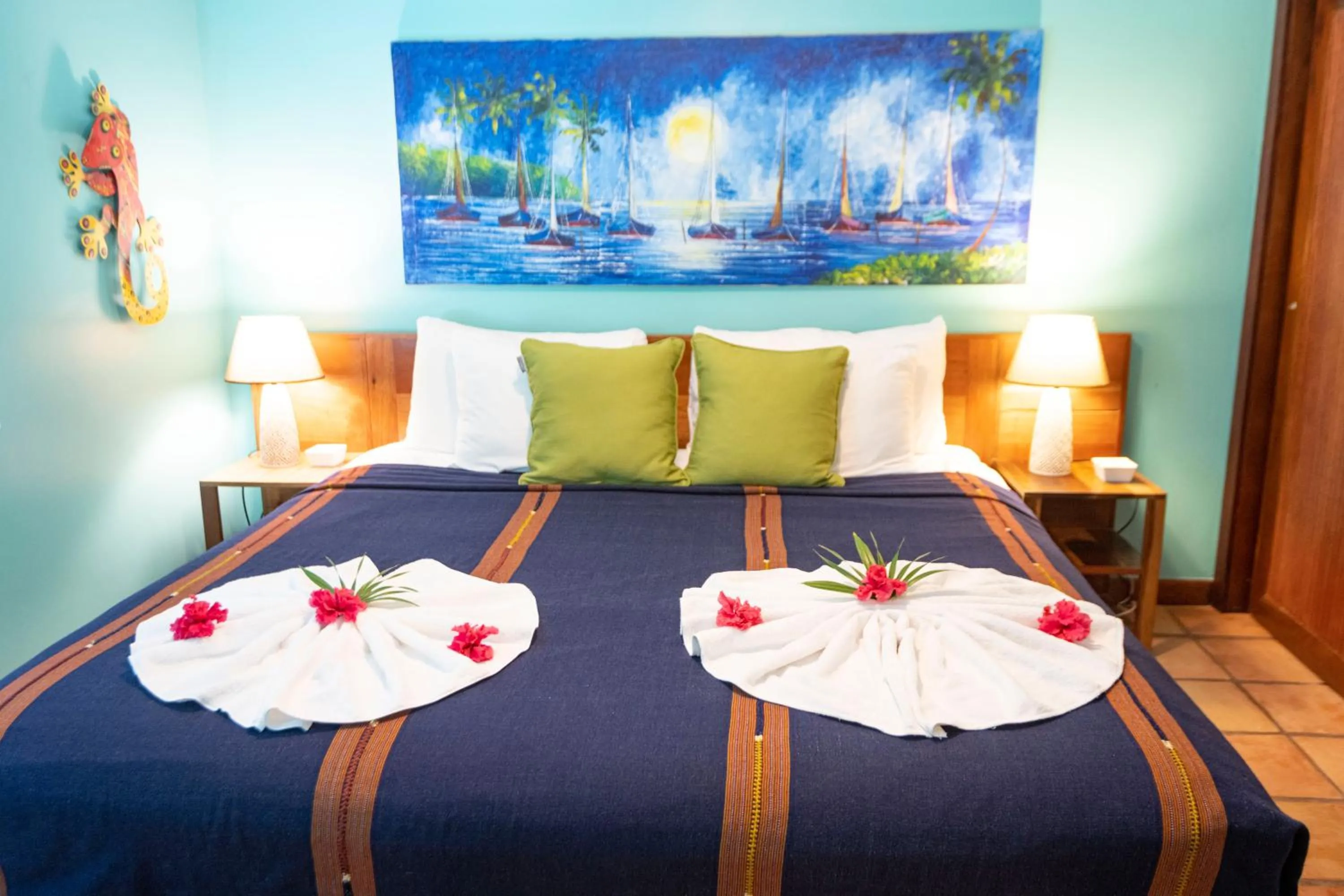 Bed in Isla Bonita Yacht Club