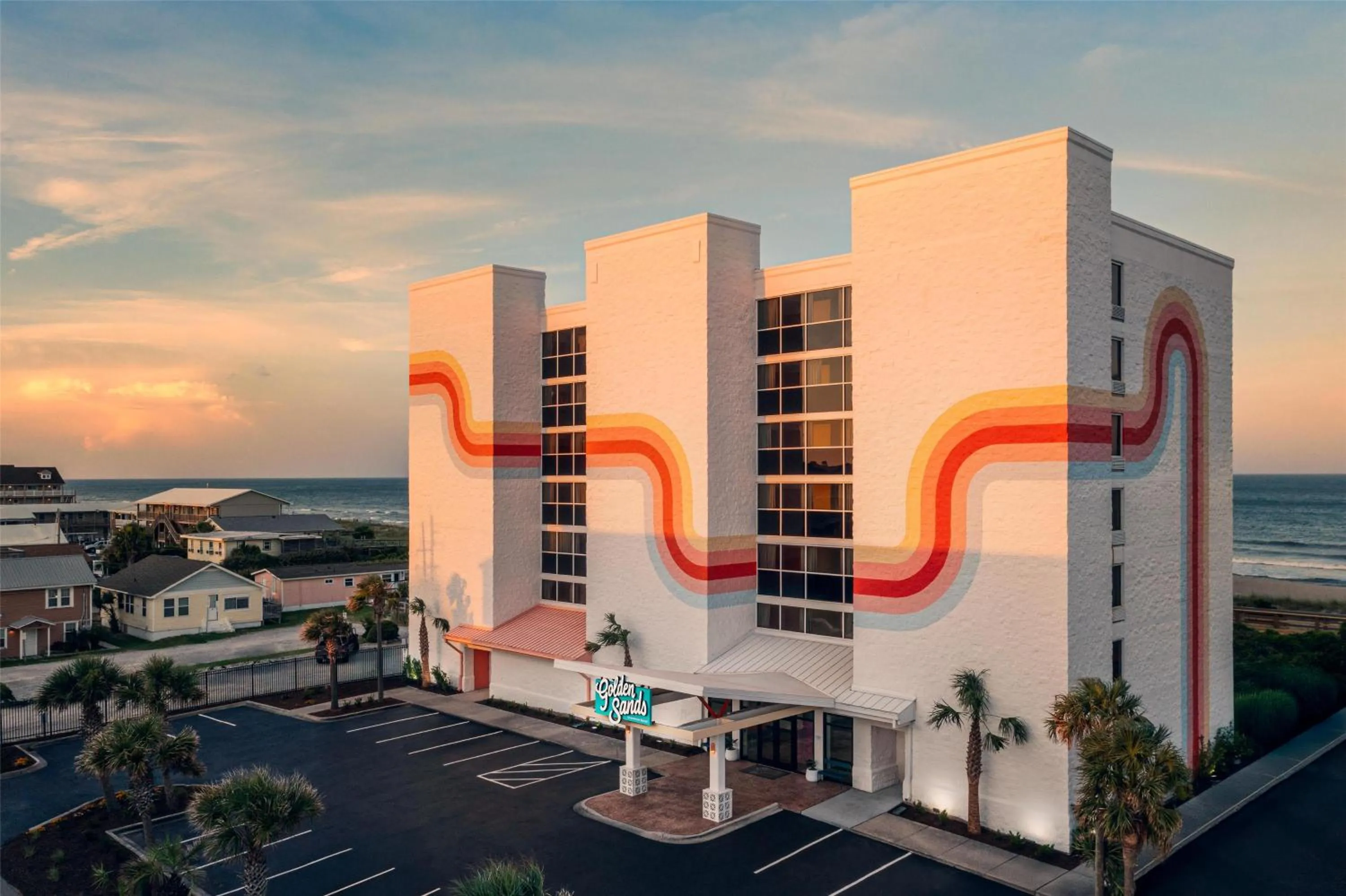Property building in Golden Sands Carolina Beach Oceanfront, Tapestry by Hilton