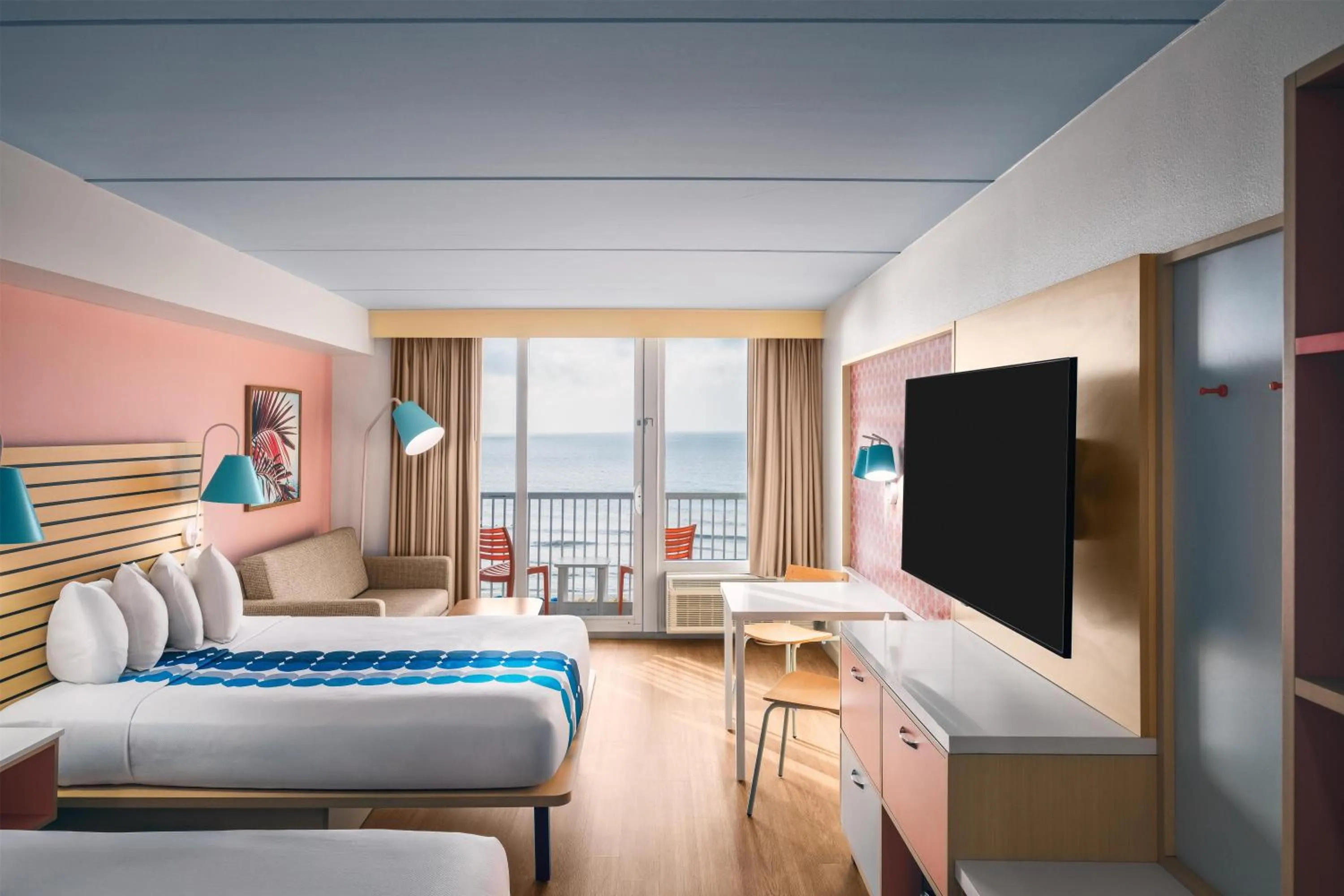 Bed in Golden Sands Carolina Beach Oceanfront, Tapestry by Hilton