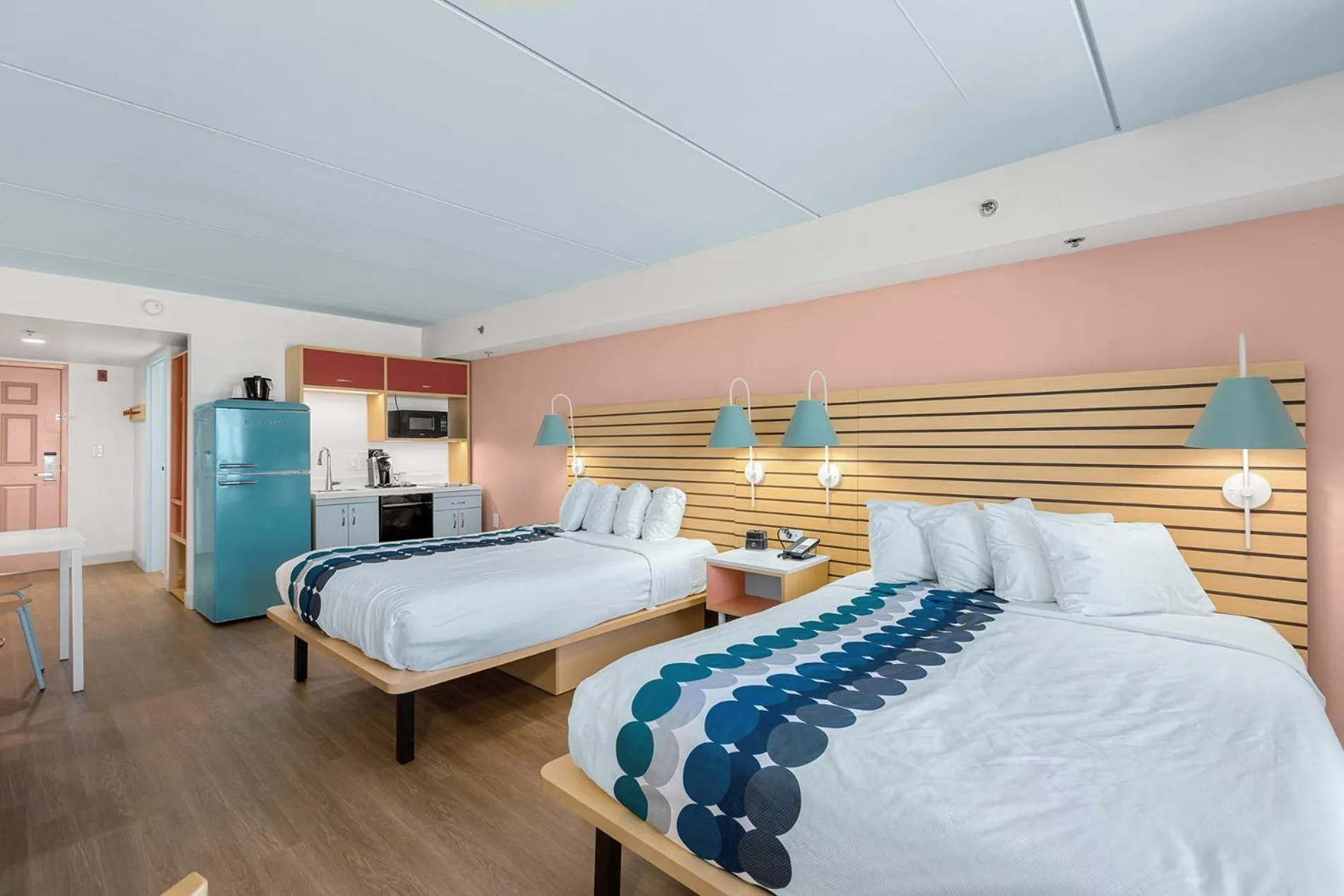 Bedroom, Bed in Golden Sands Carolina Beach Oceanfront, Tapestry by Hilton