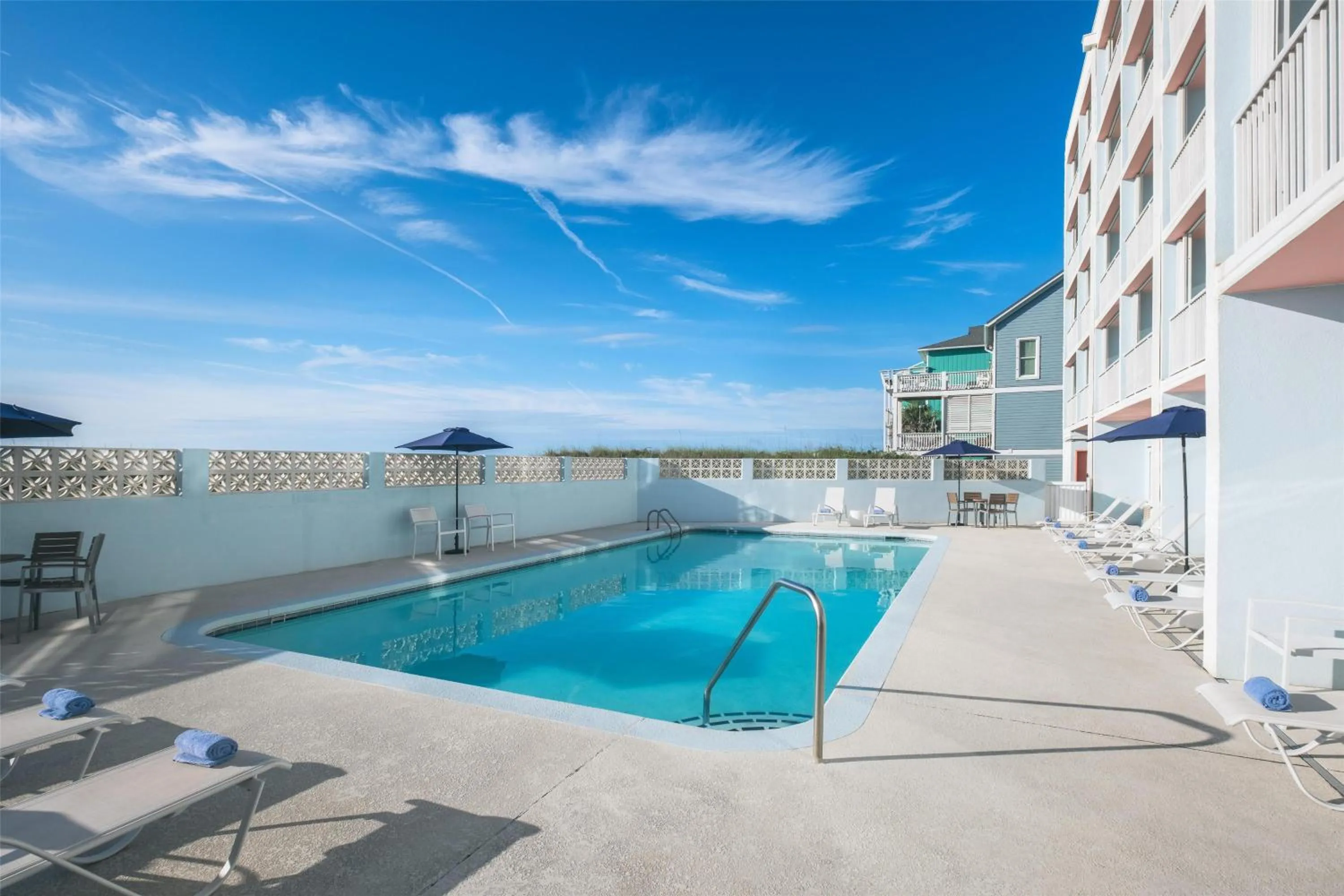 Pool view in Golden Sands Carolina Beach Oceanfront, Tapestry by Hilton
