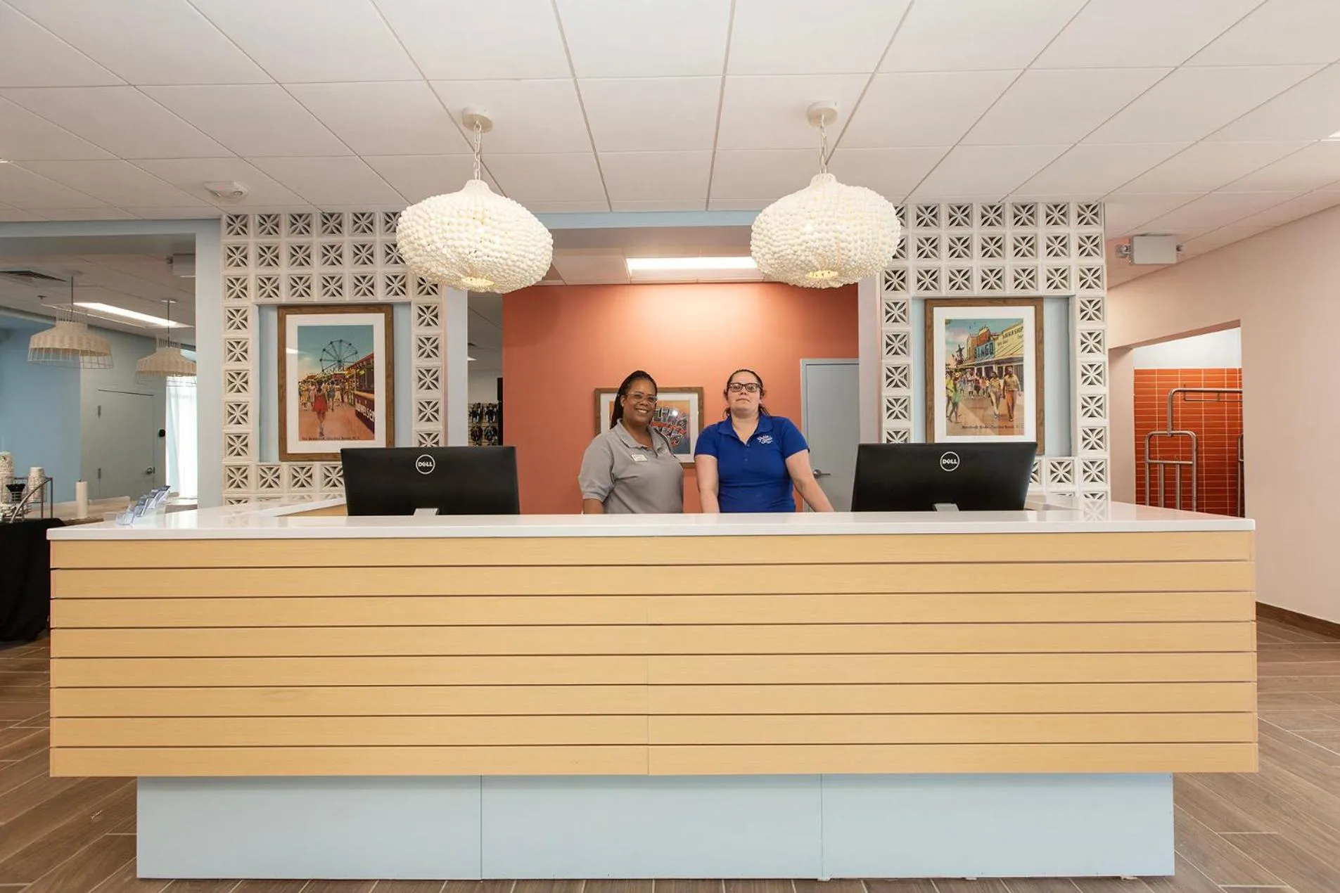Staff in Golden Sands Carolina Beach Oceanfront, Tapestry by Hilton