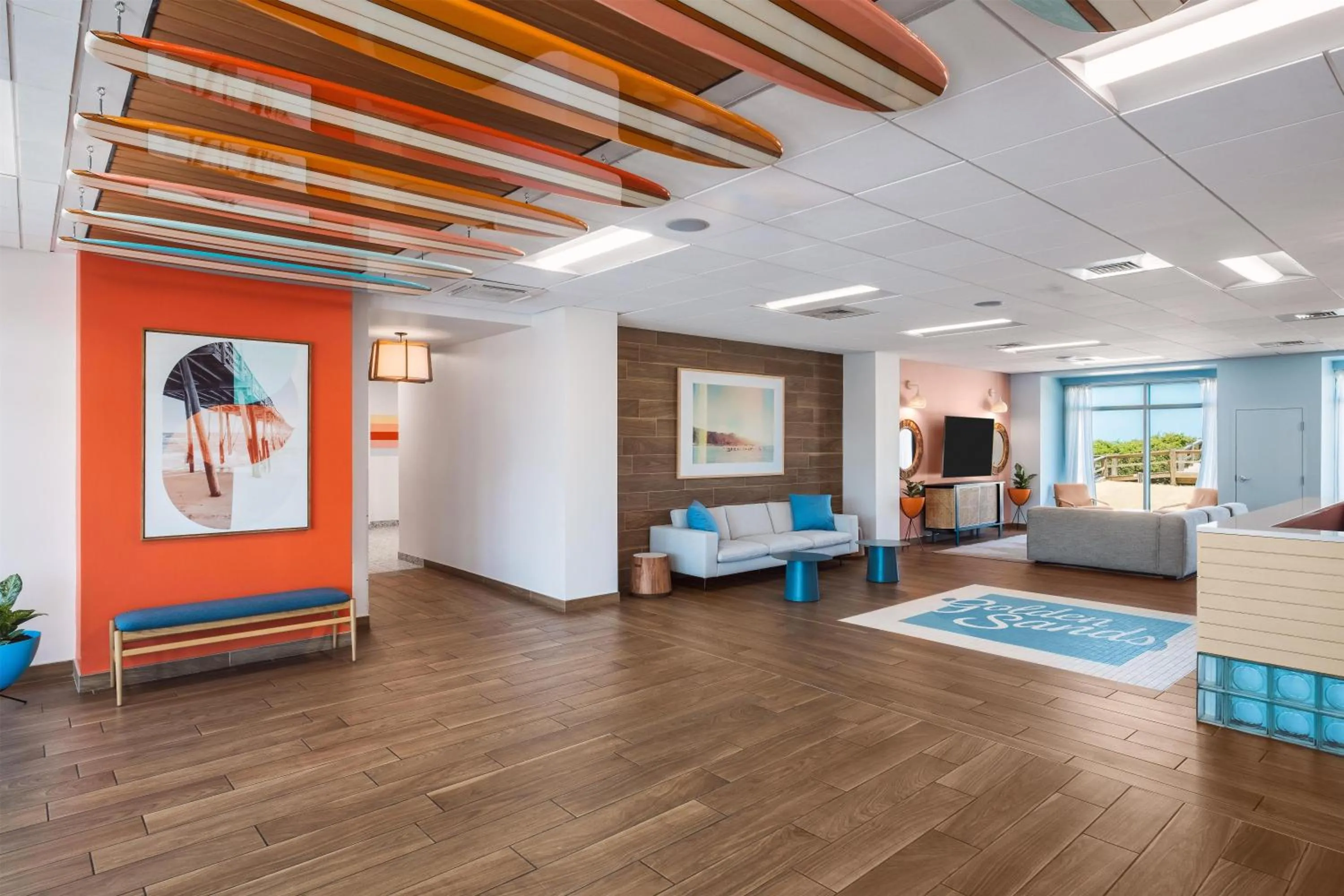 Lobby or reception in Golden Sands Carolina Beach Oceanfront, Tapestry by Hilton