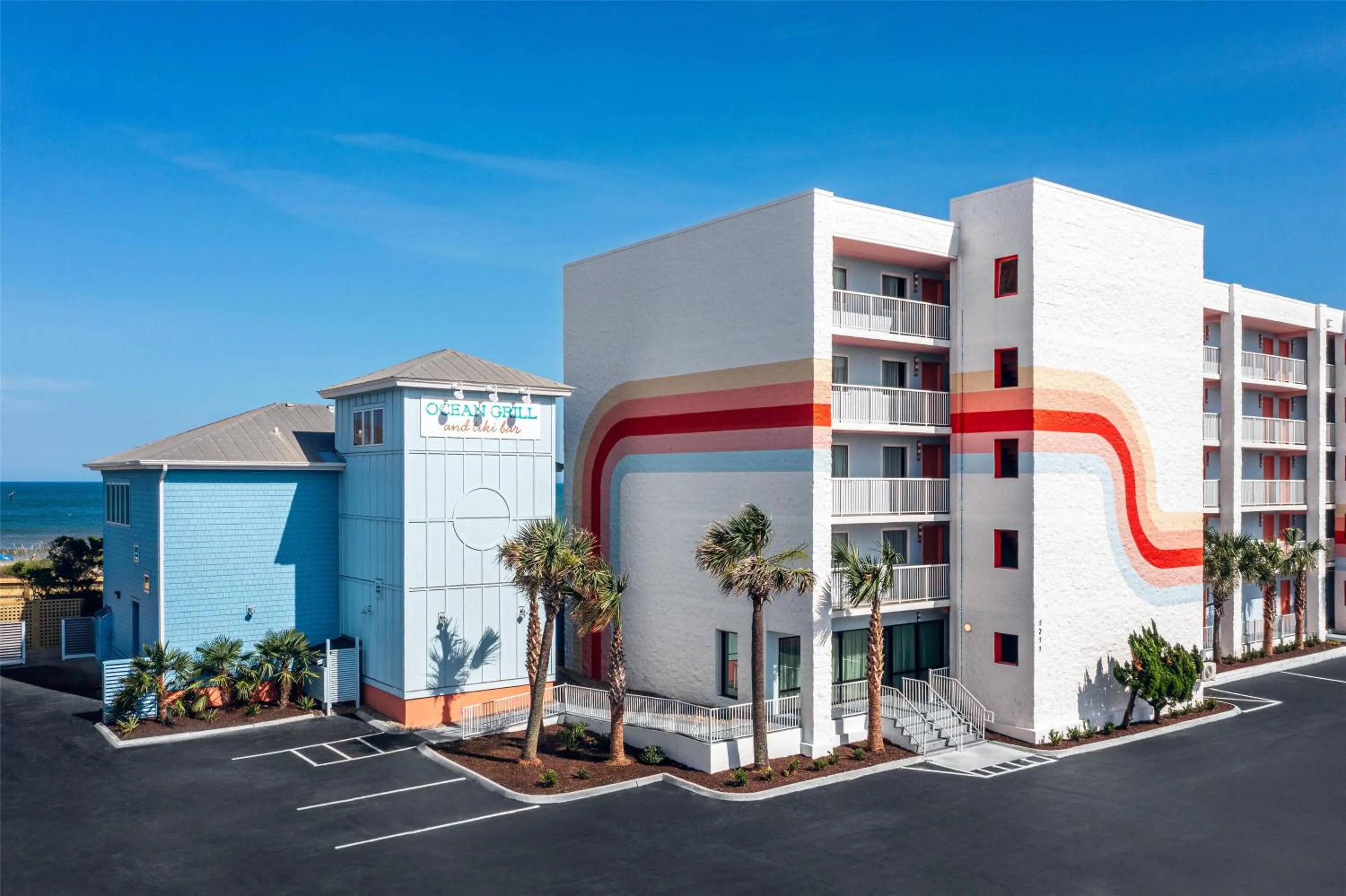 Property building in Golden Sands Carolina Beach Oceanfront, Tapestry by Hilton