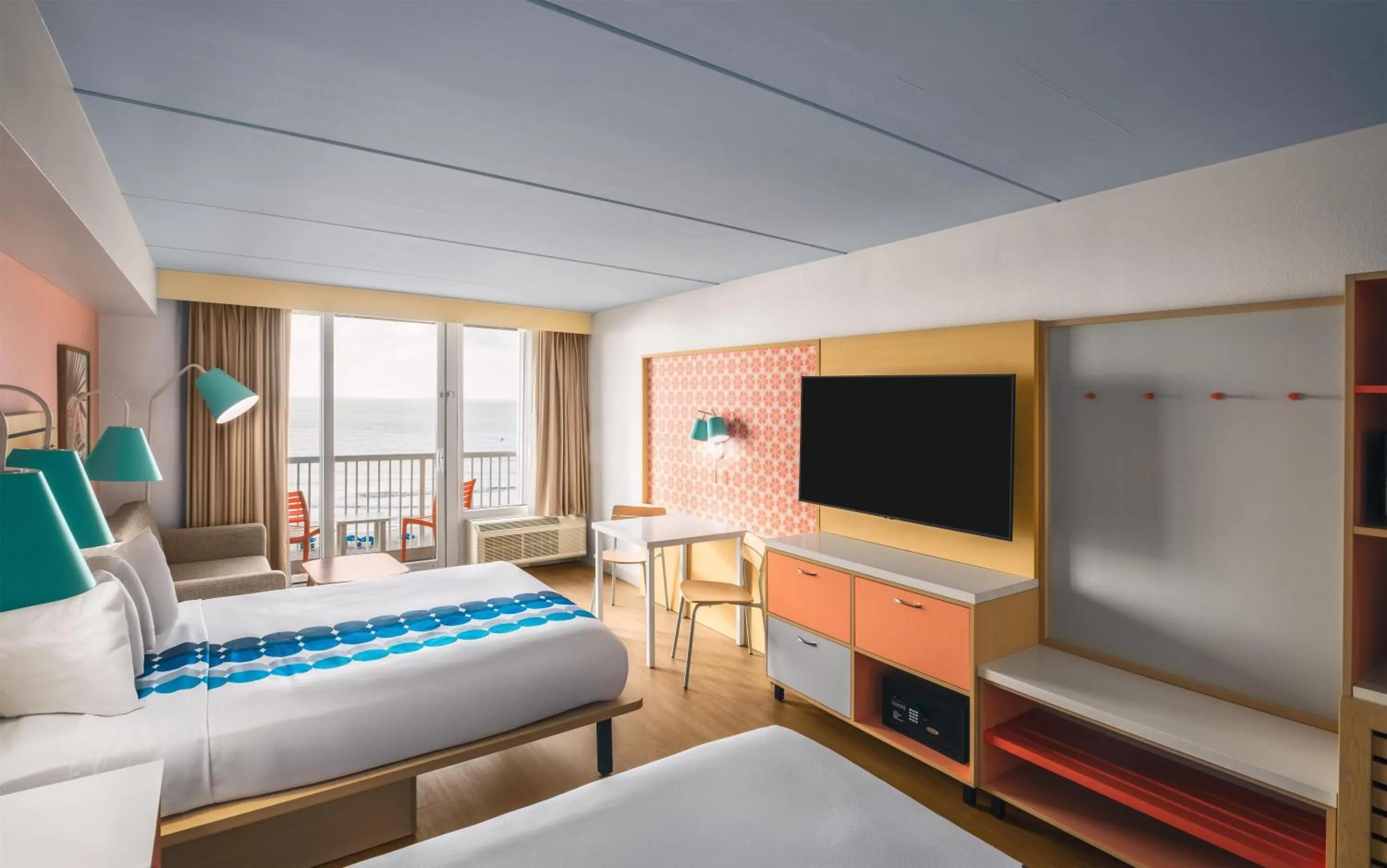 Bed in Golden Sands Carolina Beach Oceanfront, Tapestry by Hilton