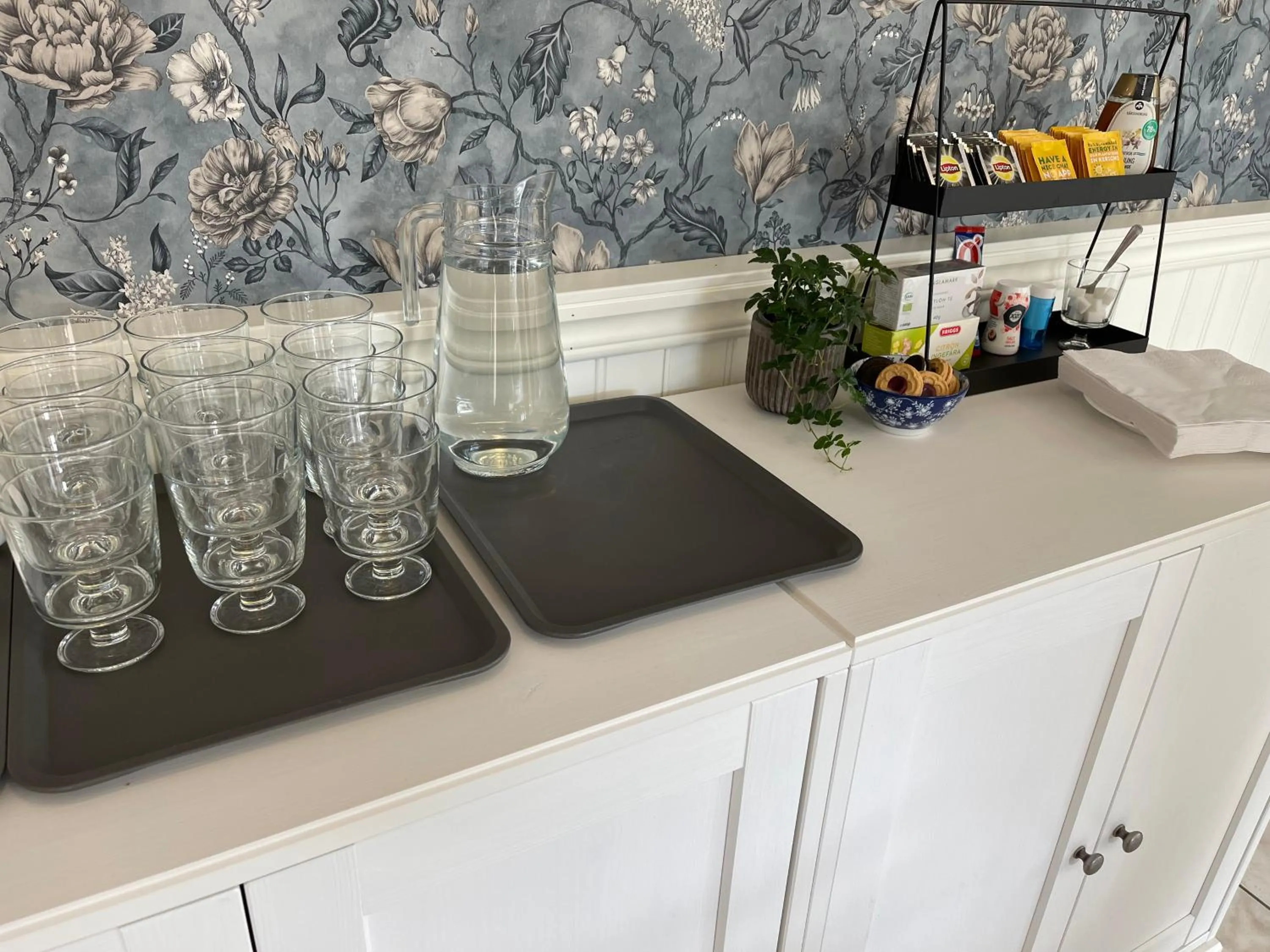 Coffee/tea facilities in Hotell Luspen