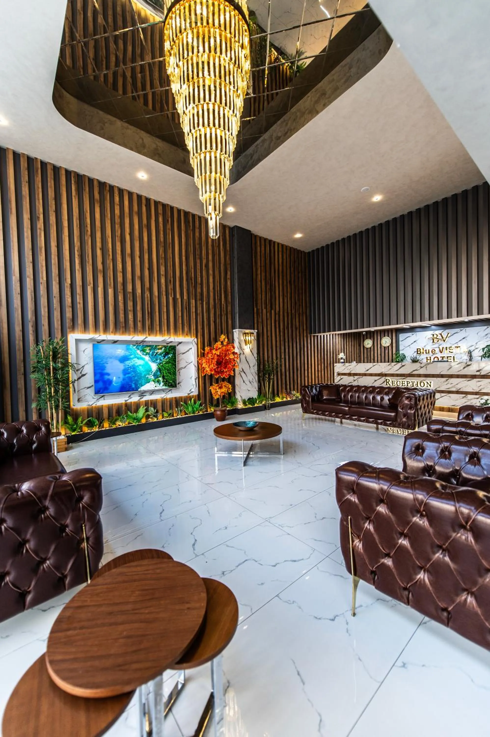 Lobby or reception in Blue Vista Houses & Spa