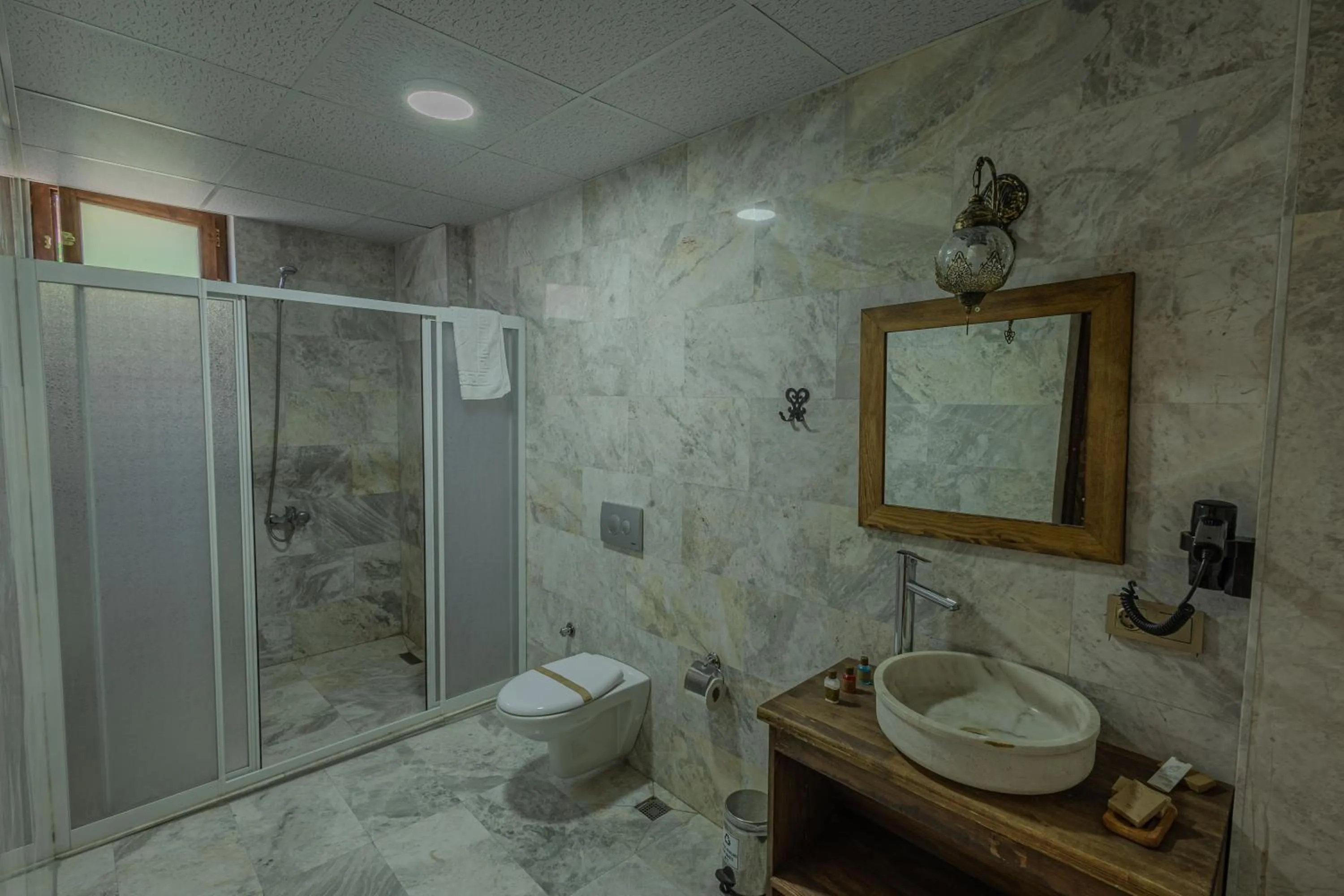 Shower in Cordial Cappadocia Hotel