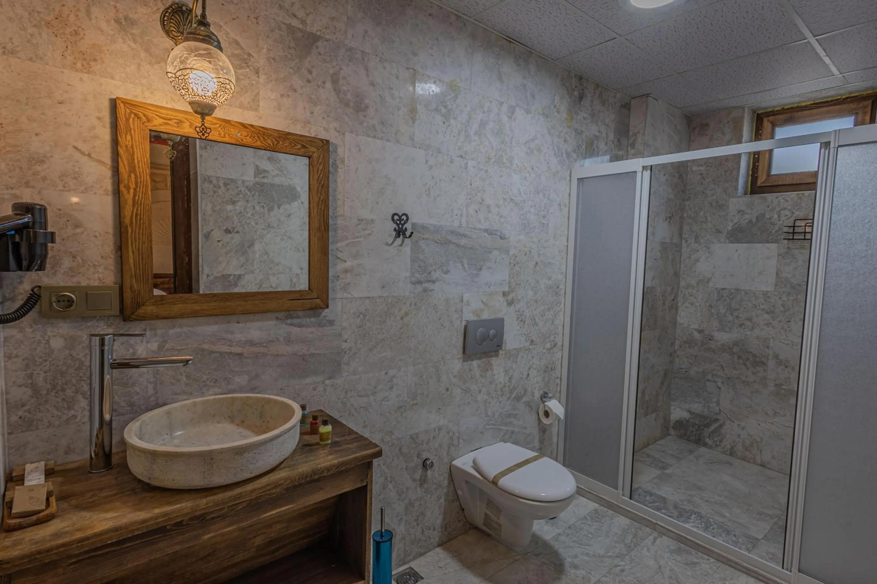 Shower in Cordial Cappadocia Hotel