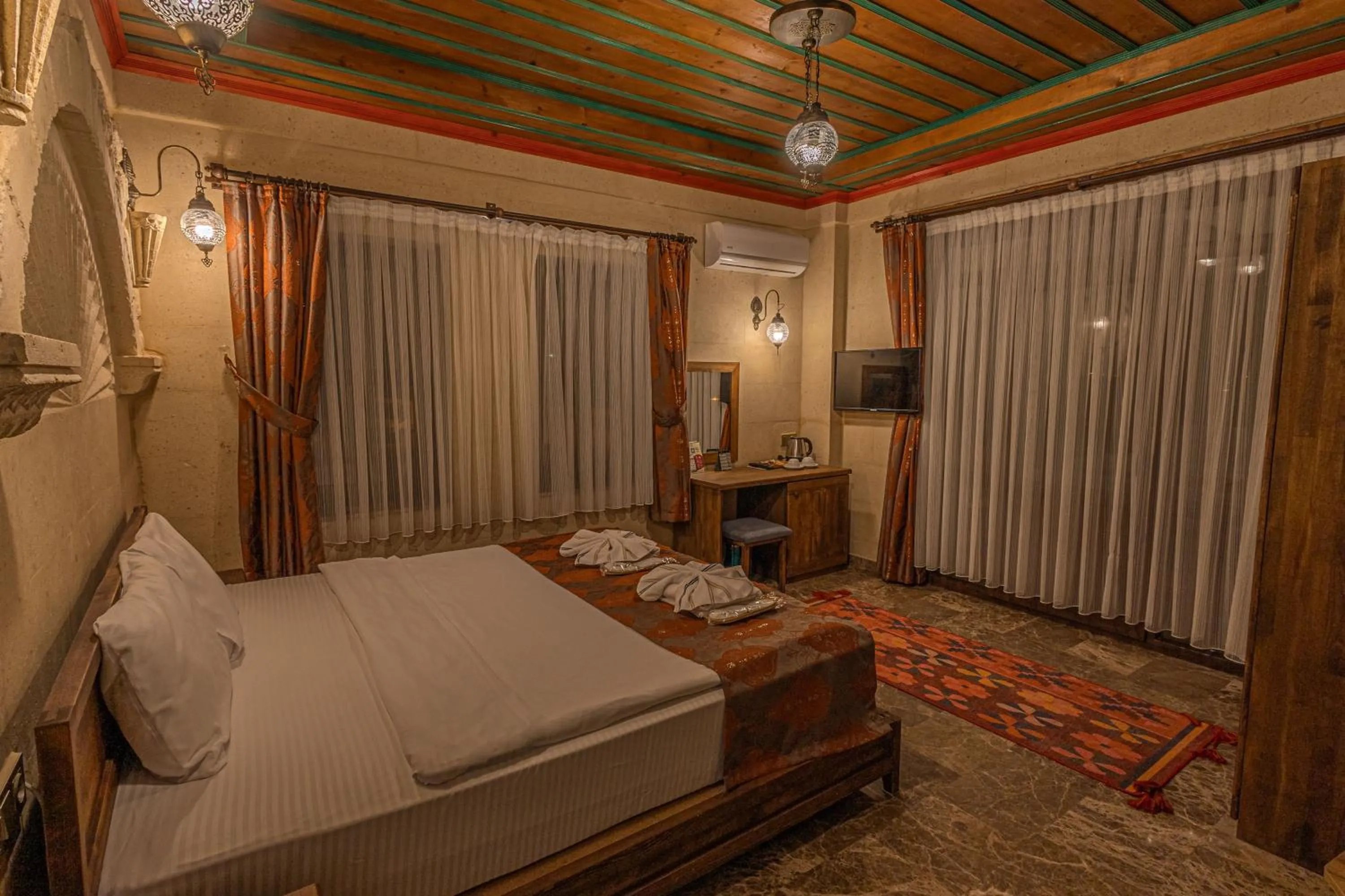 Bed in Cordial Cappadocia Hotel