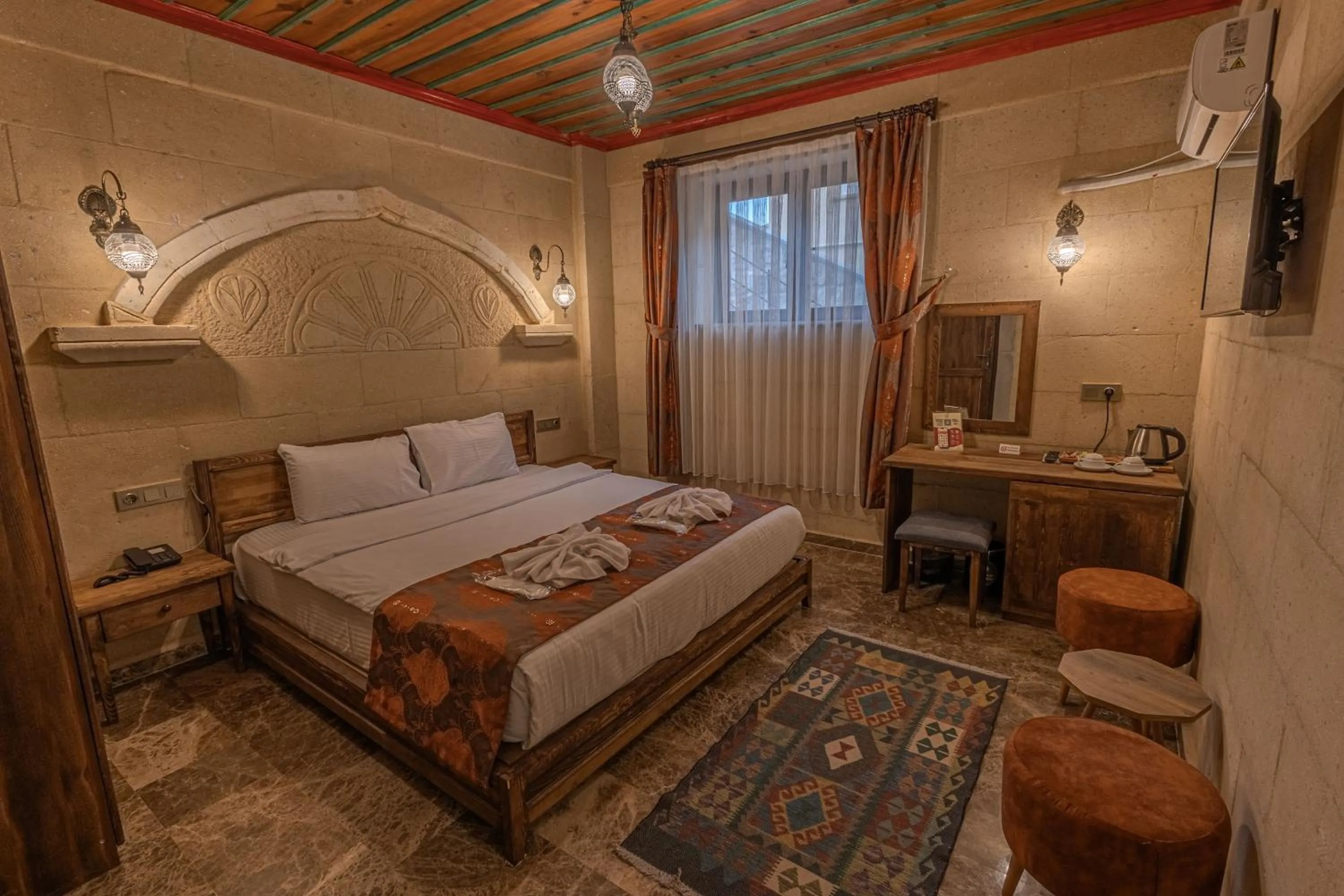 Bed in Cordial Cappadocia Hotel