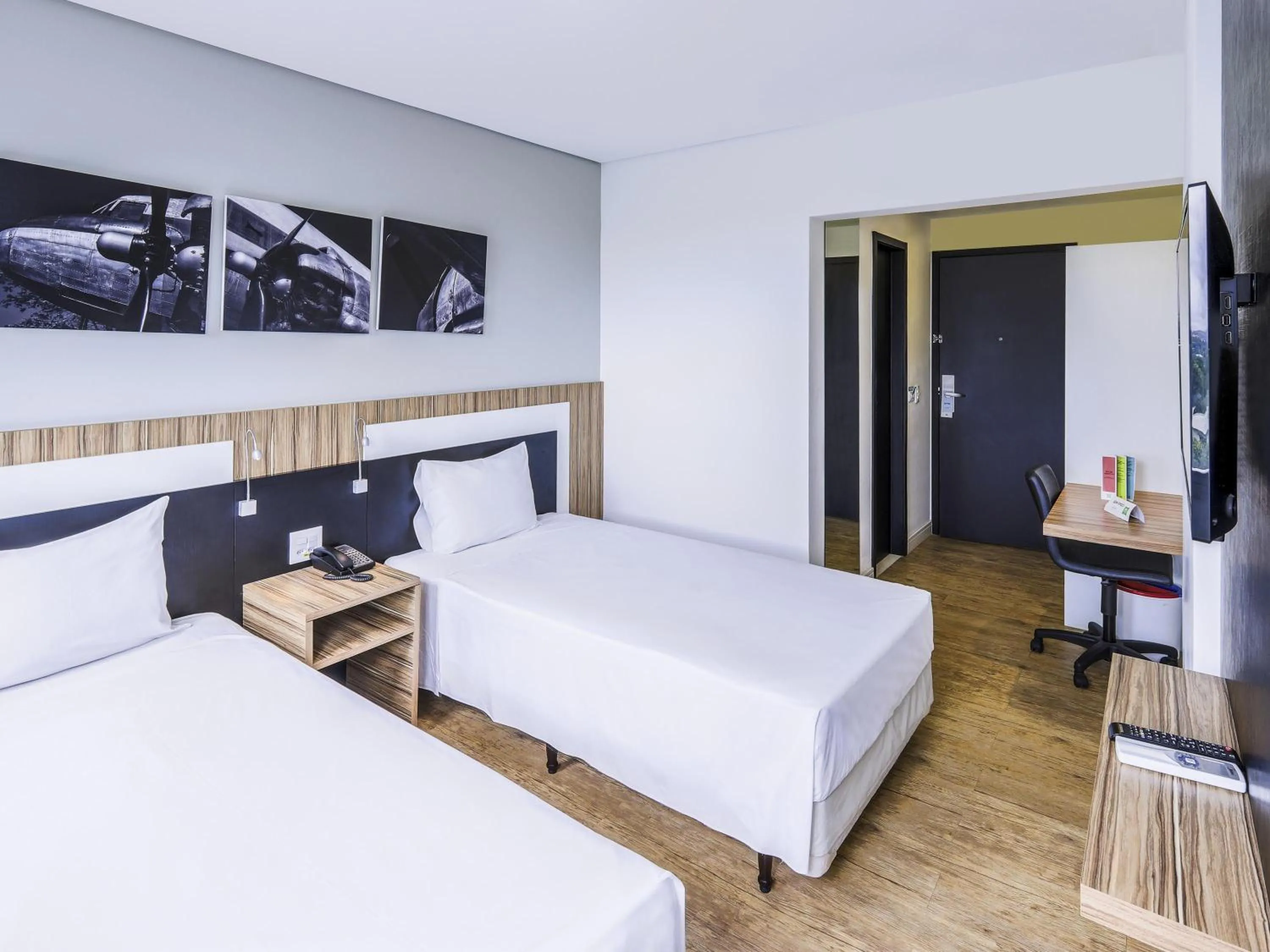 Bedroom, Bed in ibis Styles Confins Aeroporto