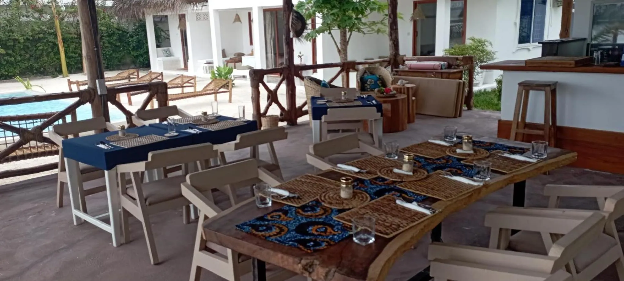 Patio in Coral Bay Zanzibar