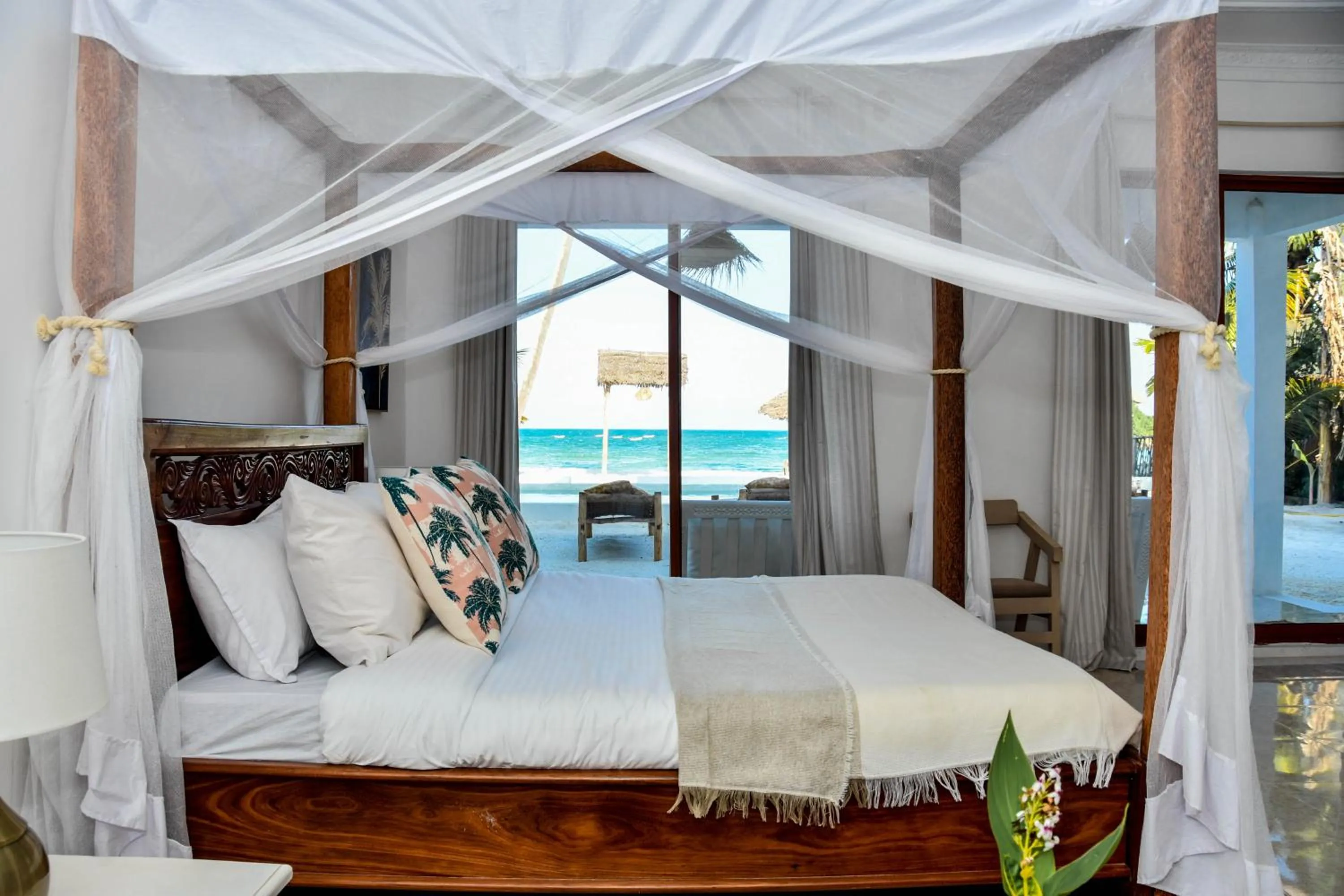 Bed in Coral Bay Zanzibar