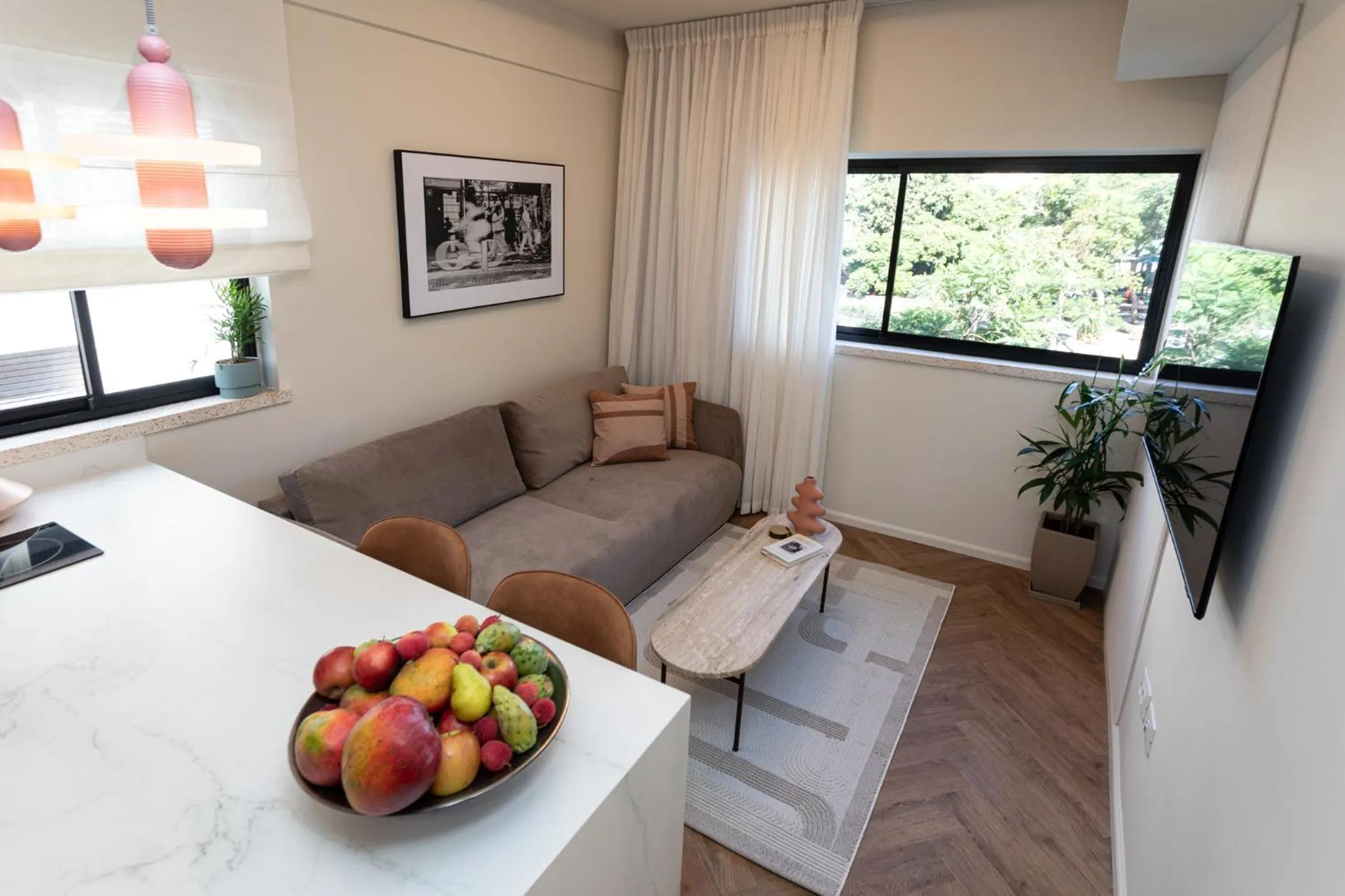 Living room in De Sheinkin