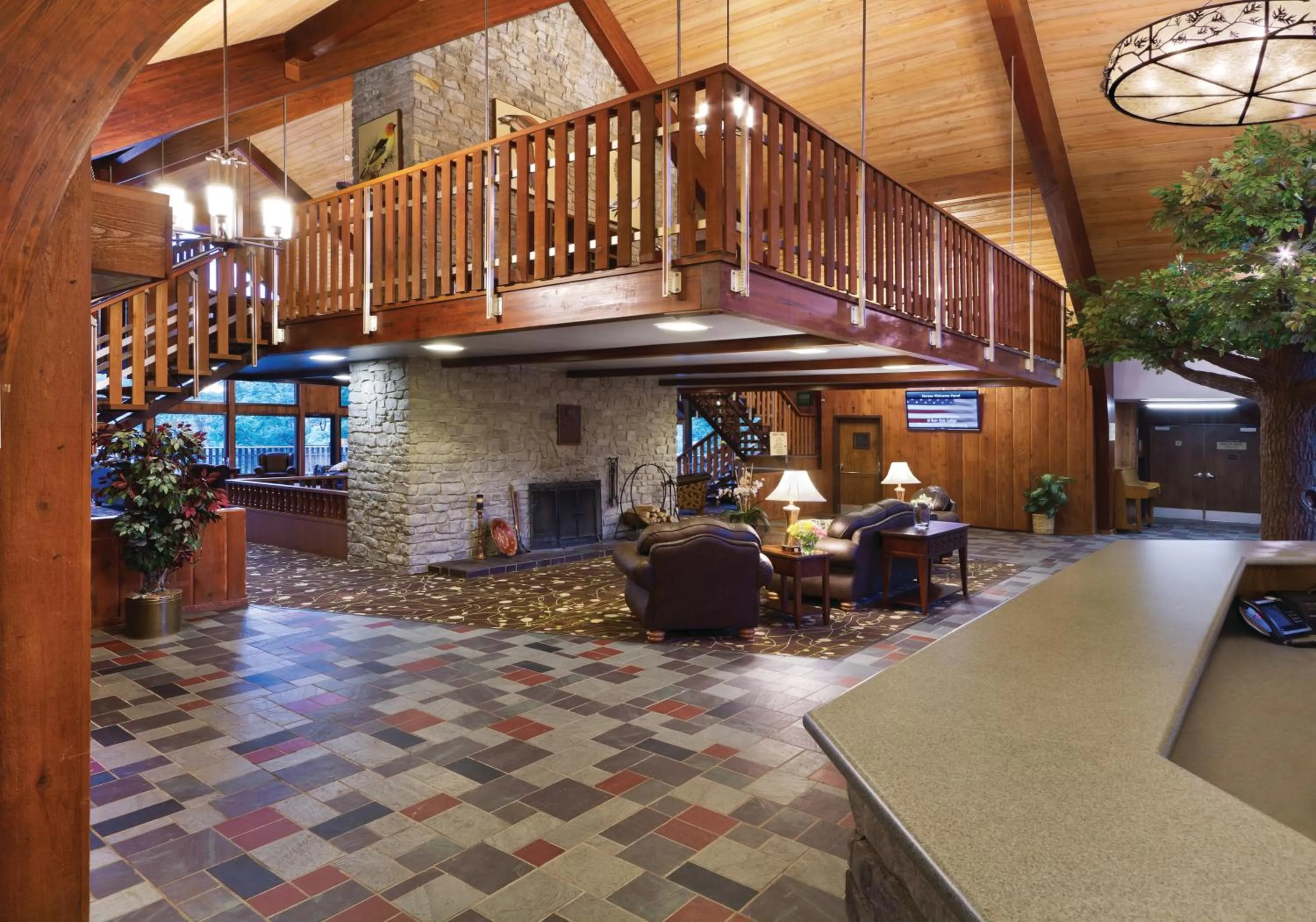 Lobby or reception in Burr Oak Lodge and Conference Center
