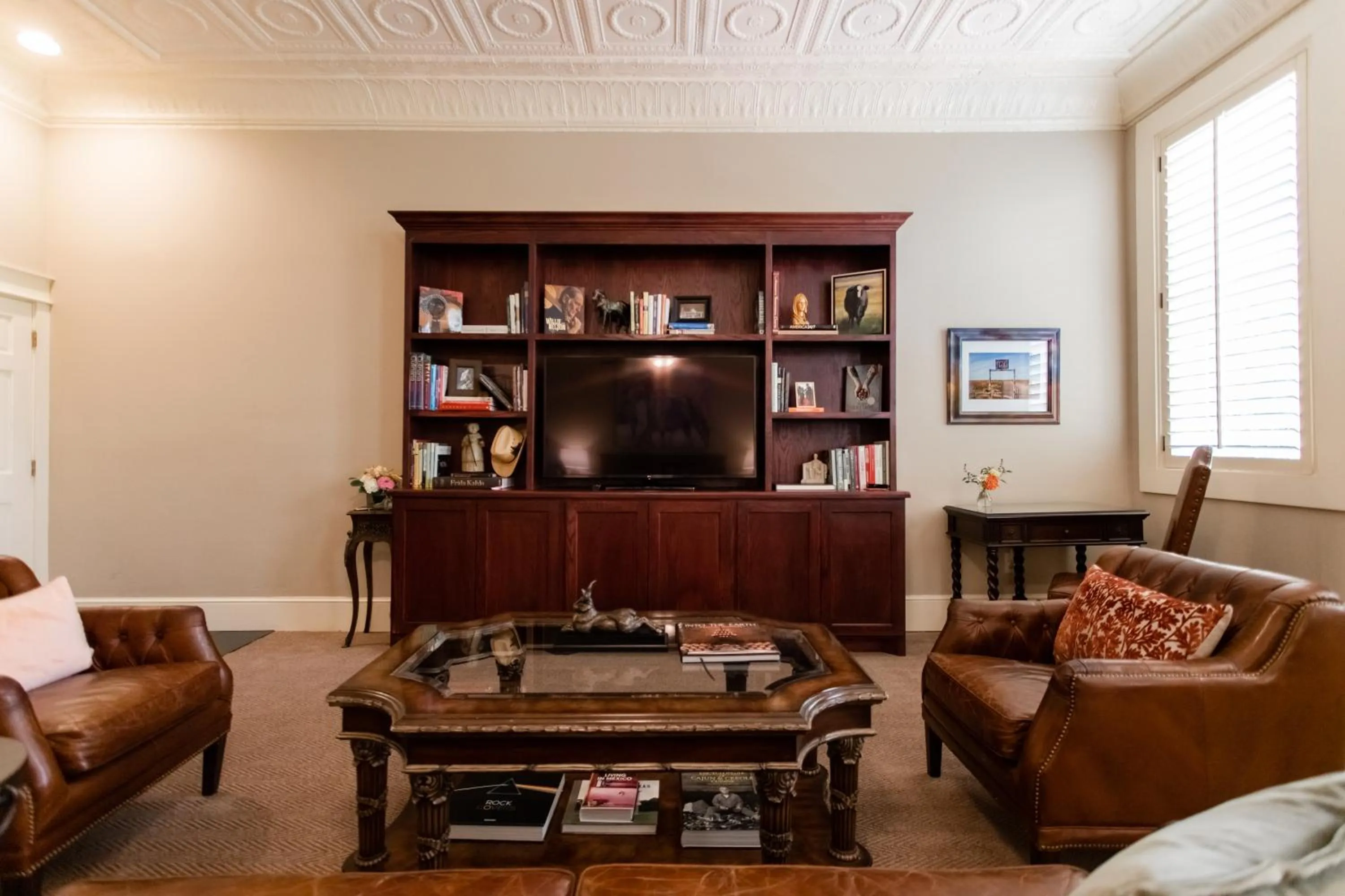 Seating area in Grand Hotel