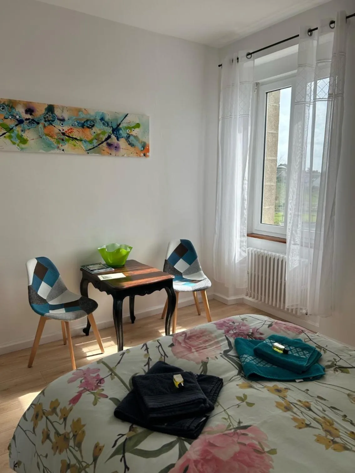 Seating area in BnB Maison d'Art