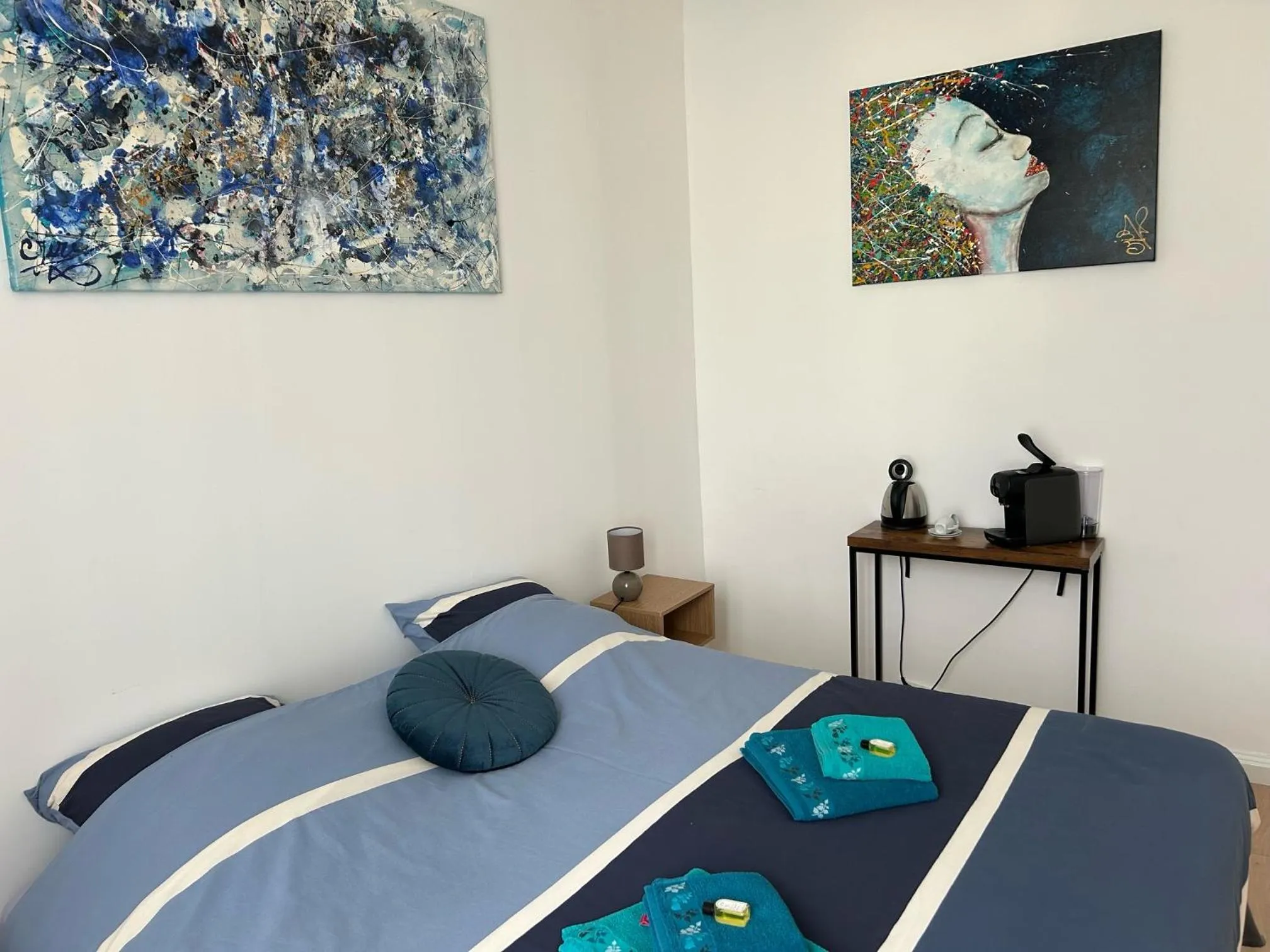 Bed in BnB Maison d'Art