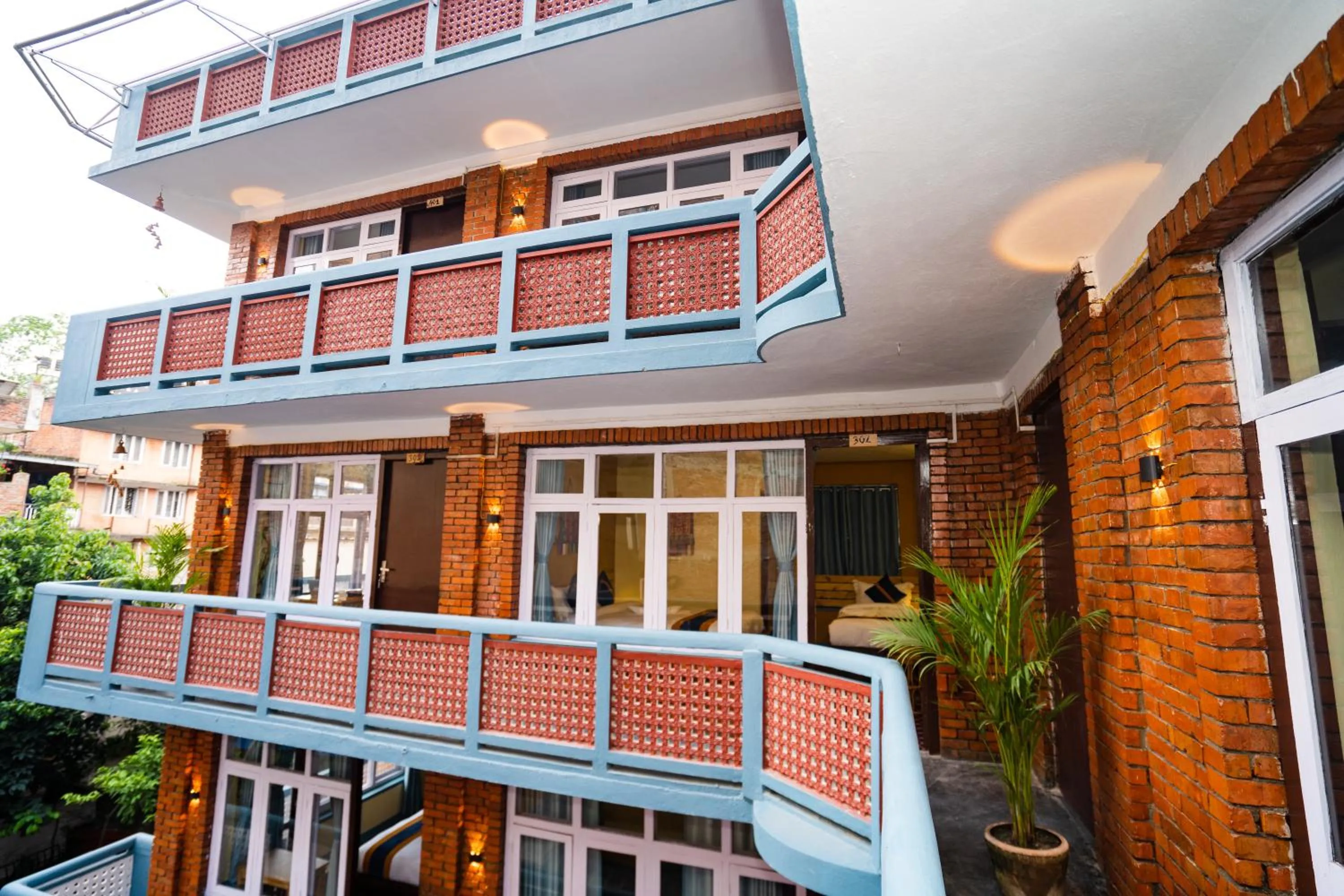 Property building in Kwabahal Boutique Hostel