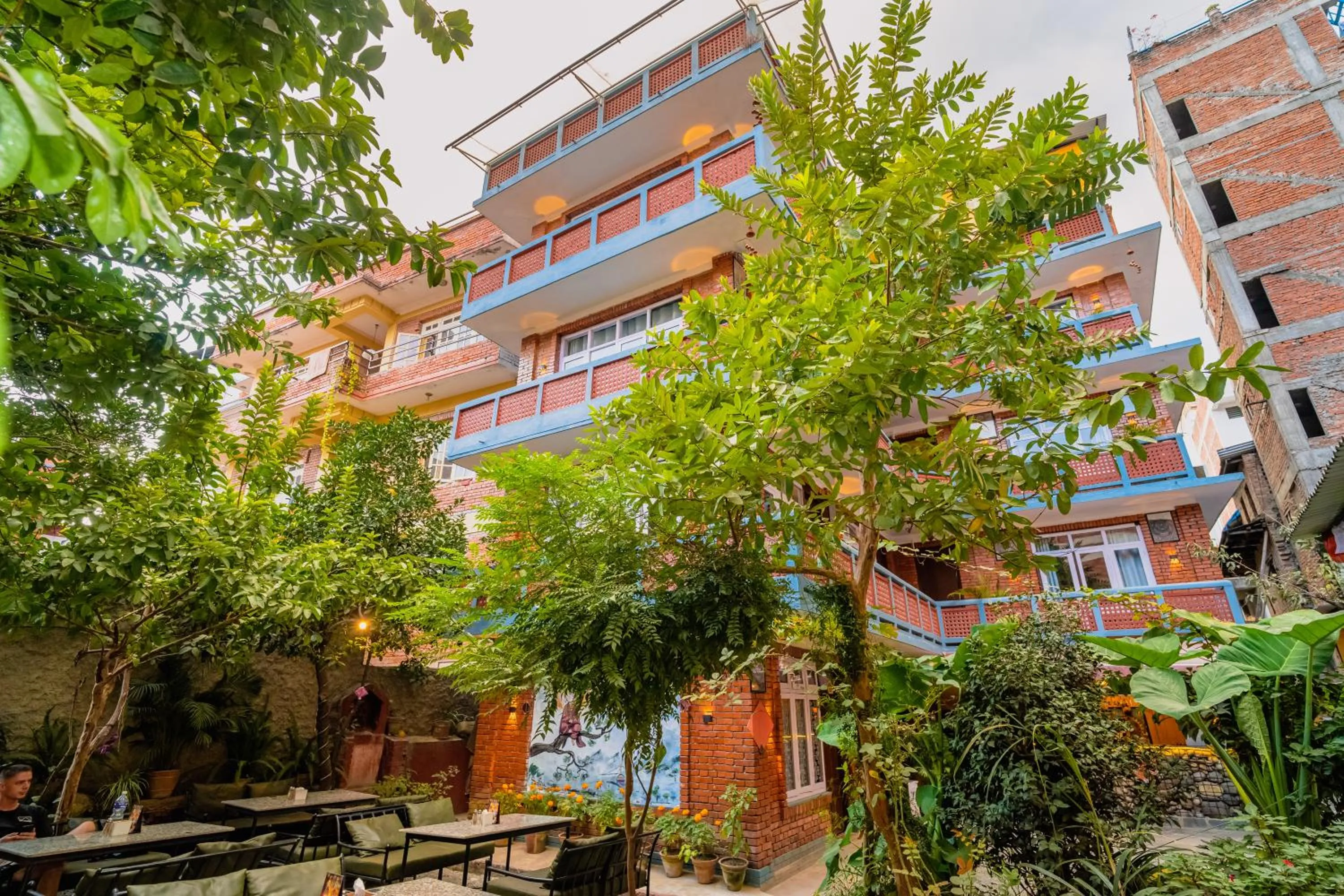 Property building in Kwabahal Boutique Hostel