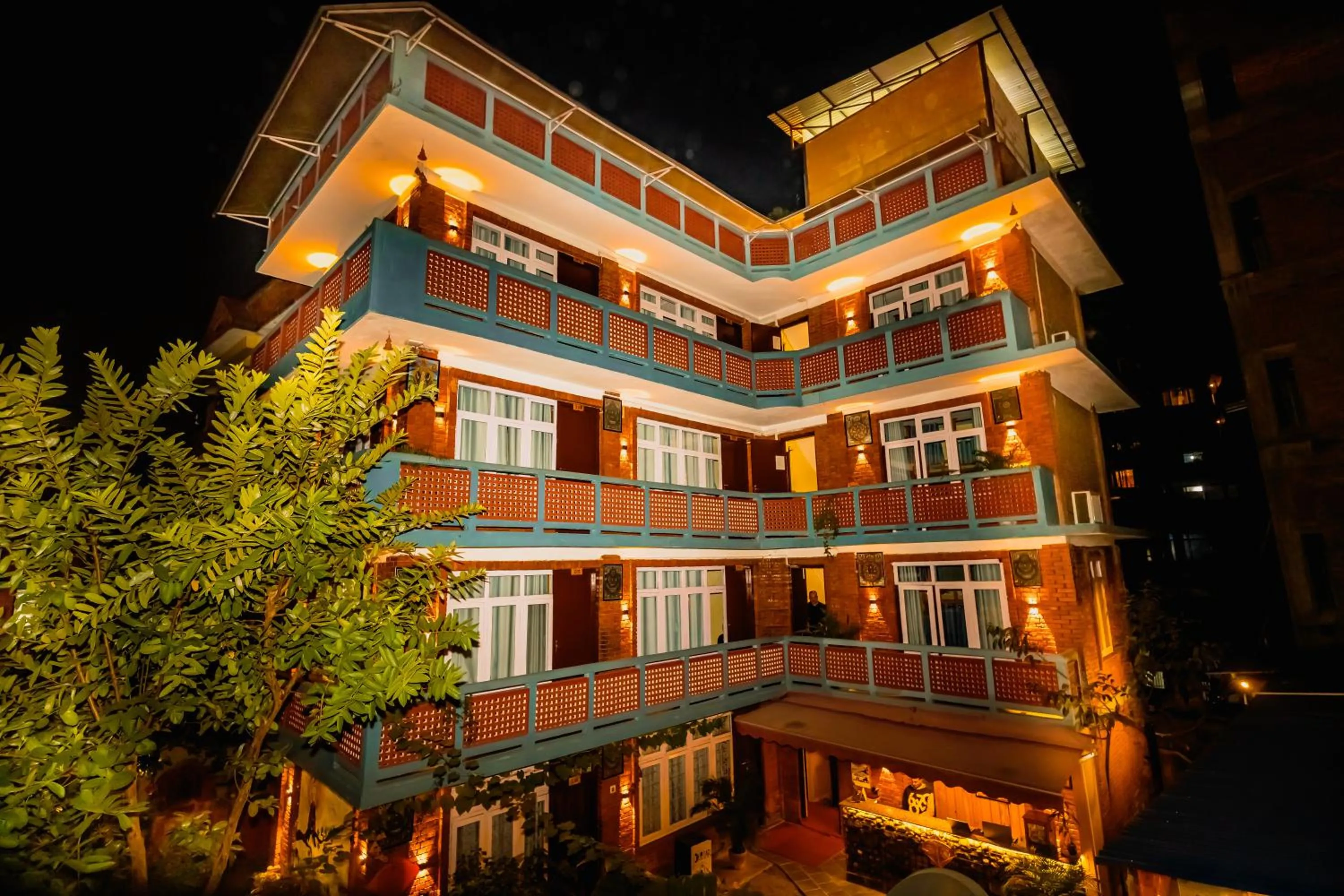 Property building in Kwabahal Boutique Hostel