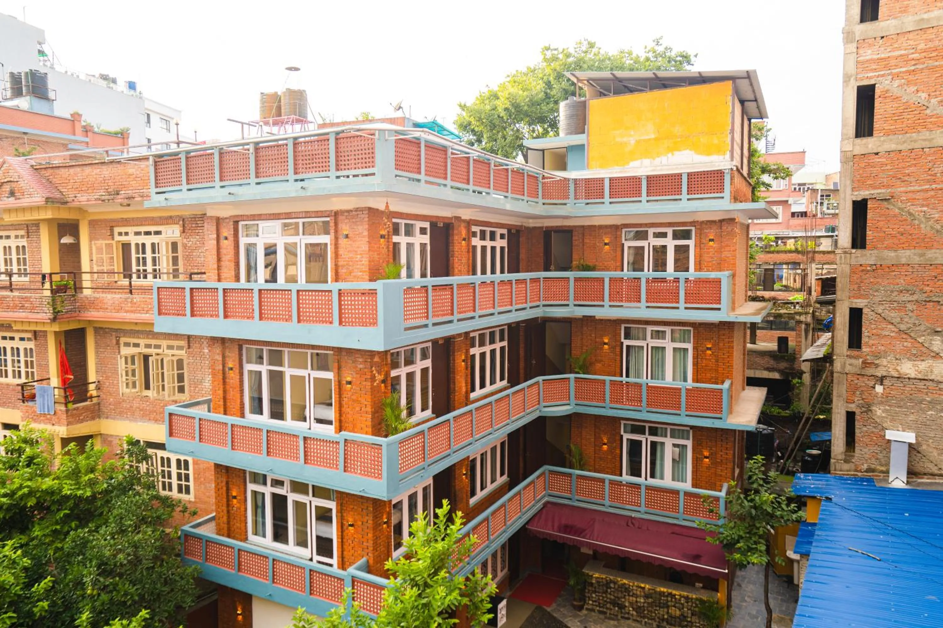 Property building in Kwabahal Boutique Hostel