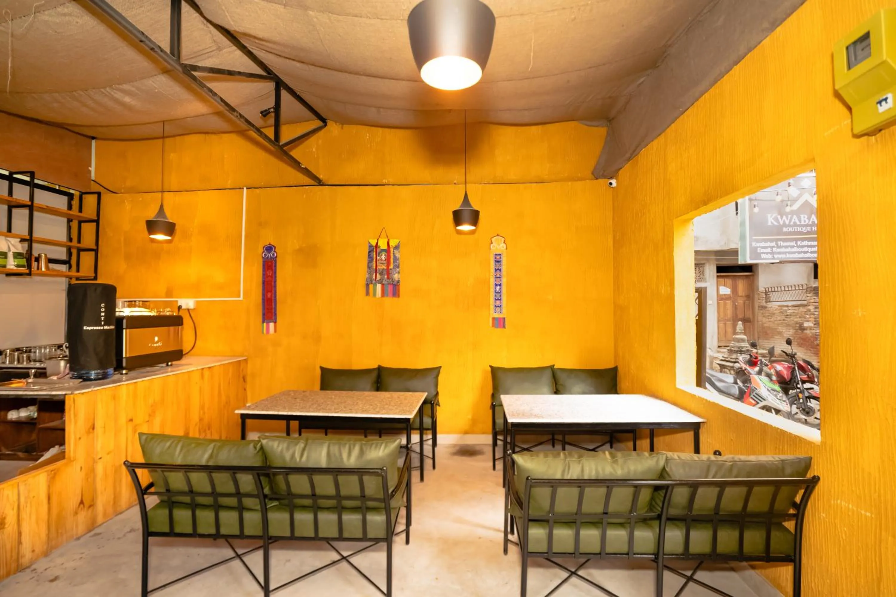 Kitchen or kitchenette in Kwabahal Boutique Hostel