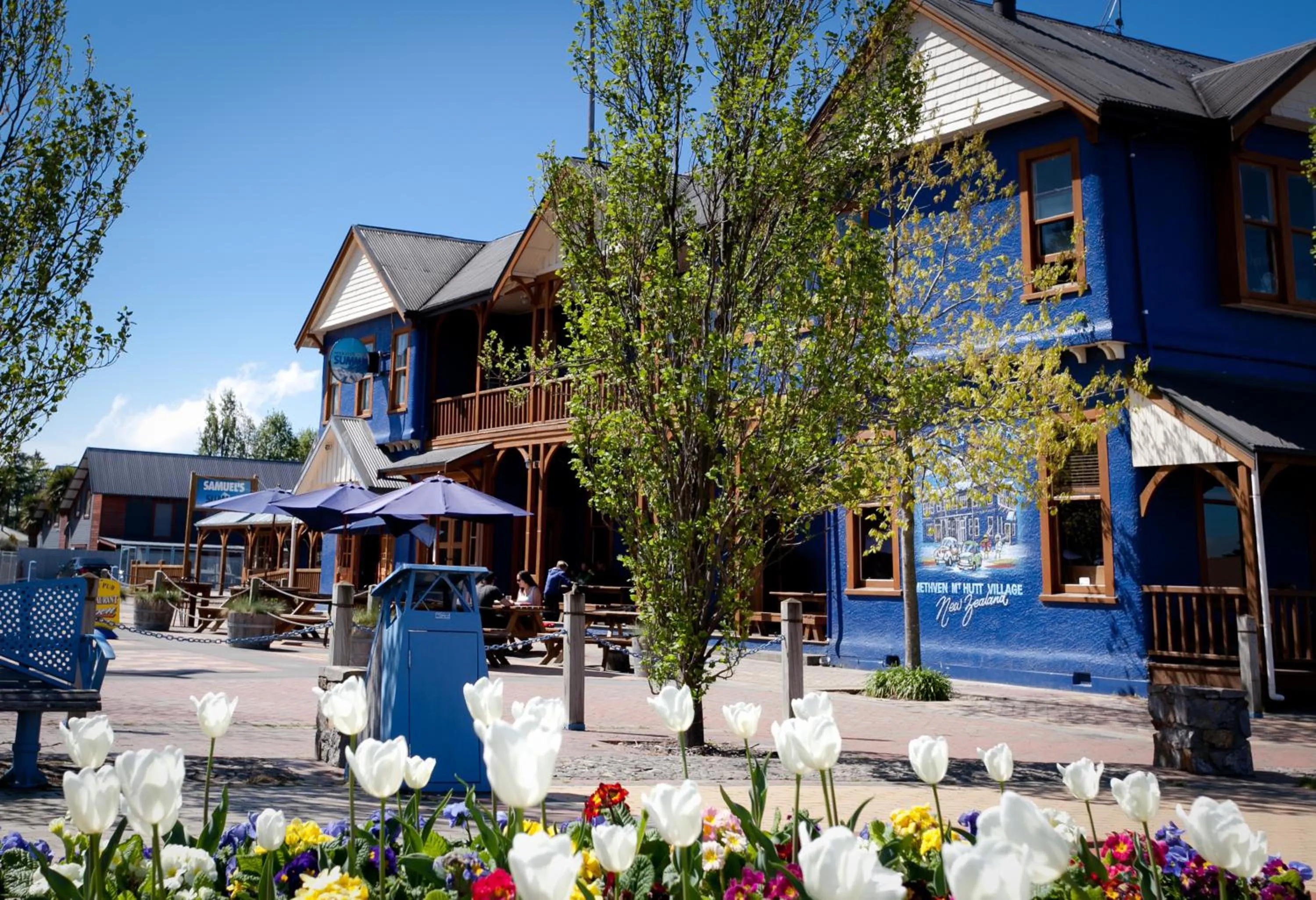 Spring in The Blue Pub