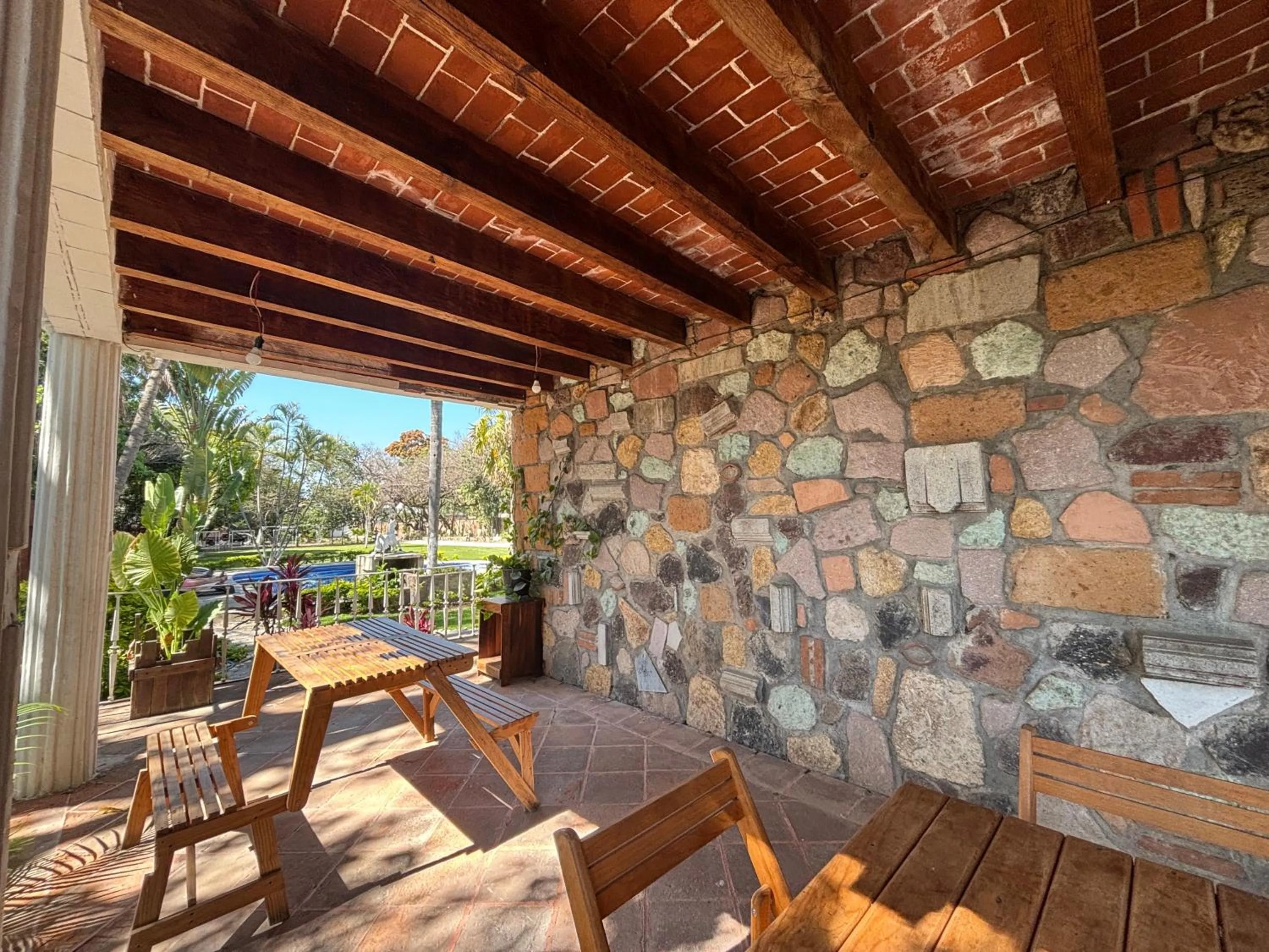 Dining area in Casa De La O Yautepec