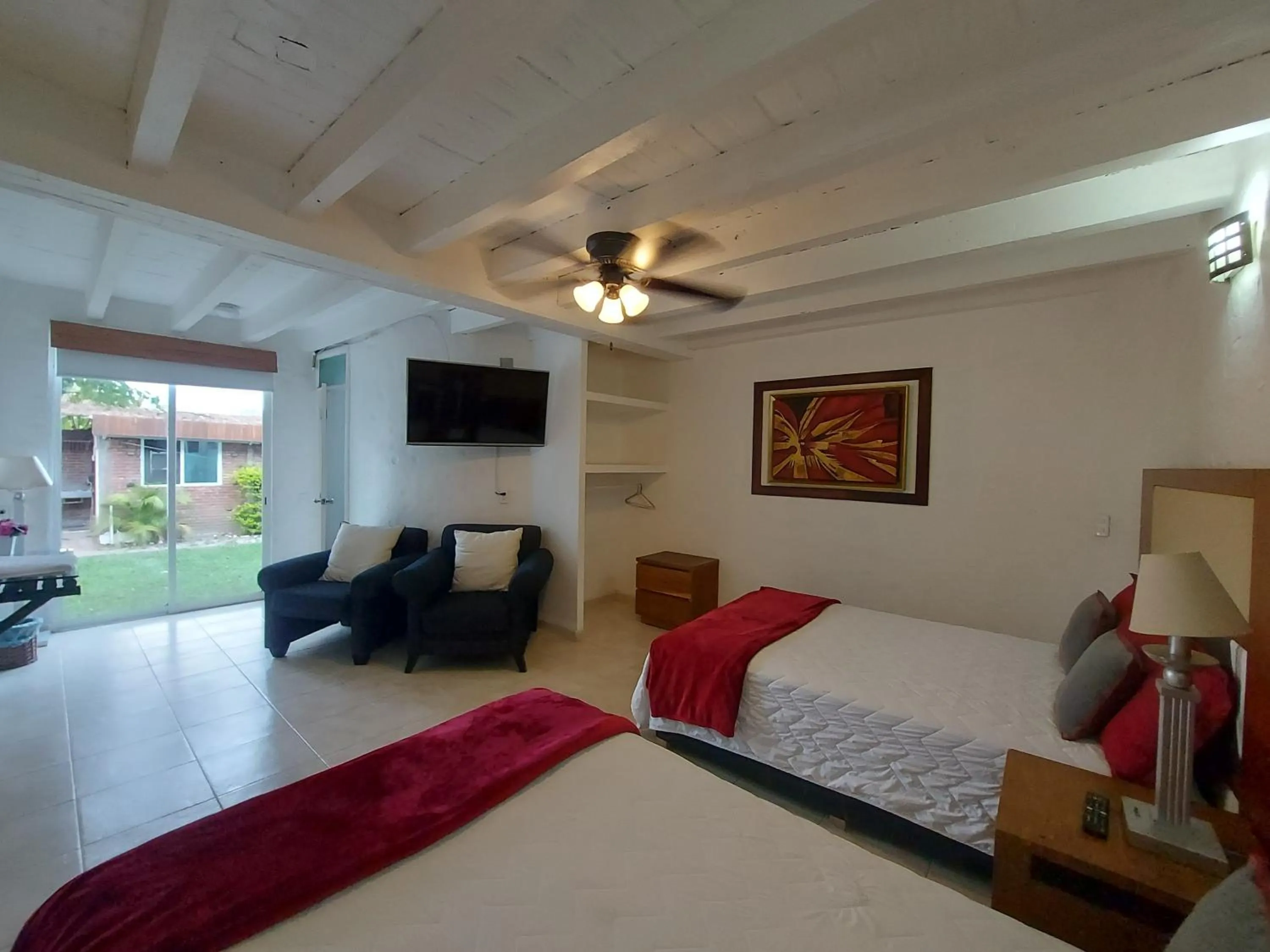 TV and multimedia, Bed in Casa De La O Yautepec