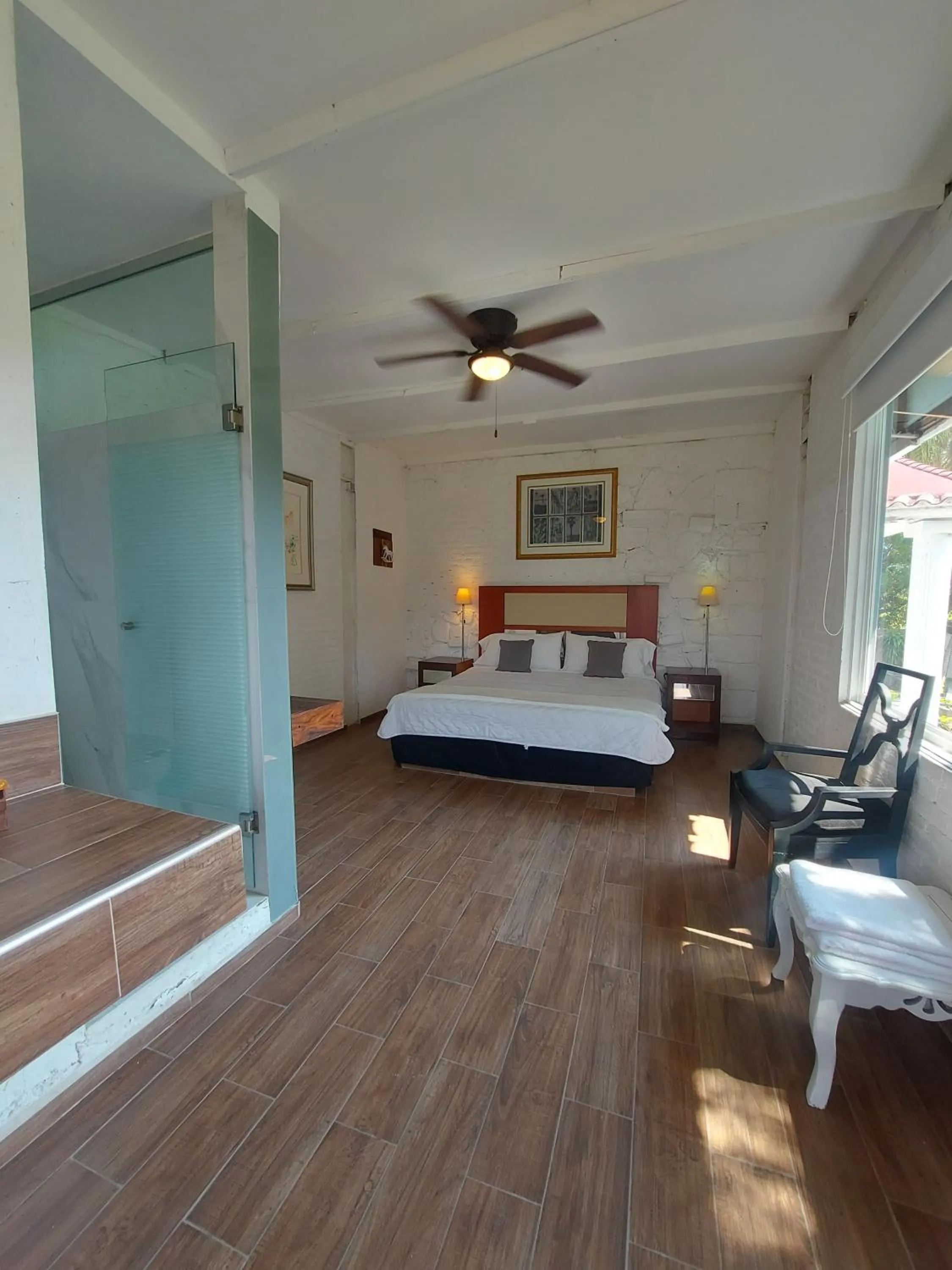Bathroom, Bed in Casa De La O Yautepec