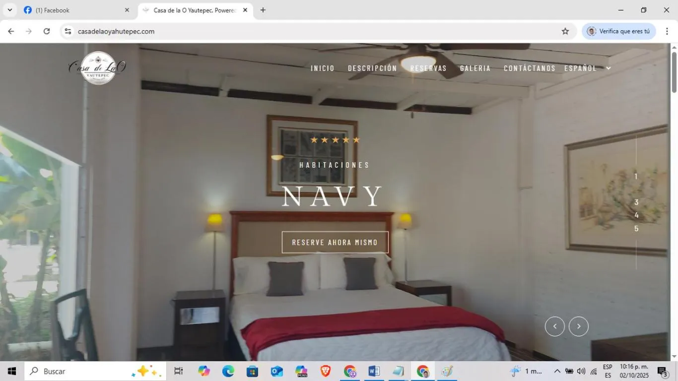 Deluxe Double Room with Shower in Casa De La O Yautepec