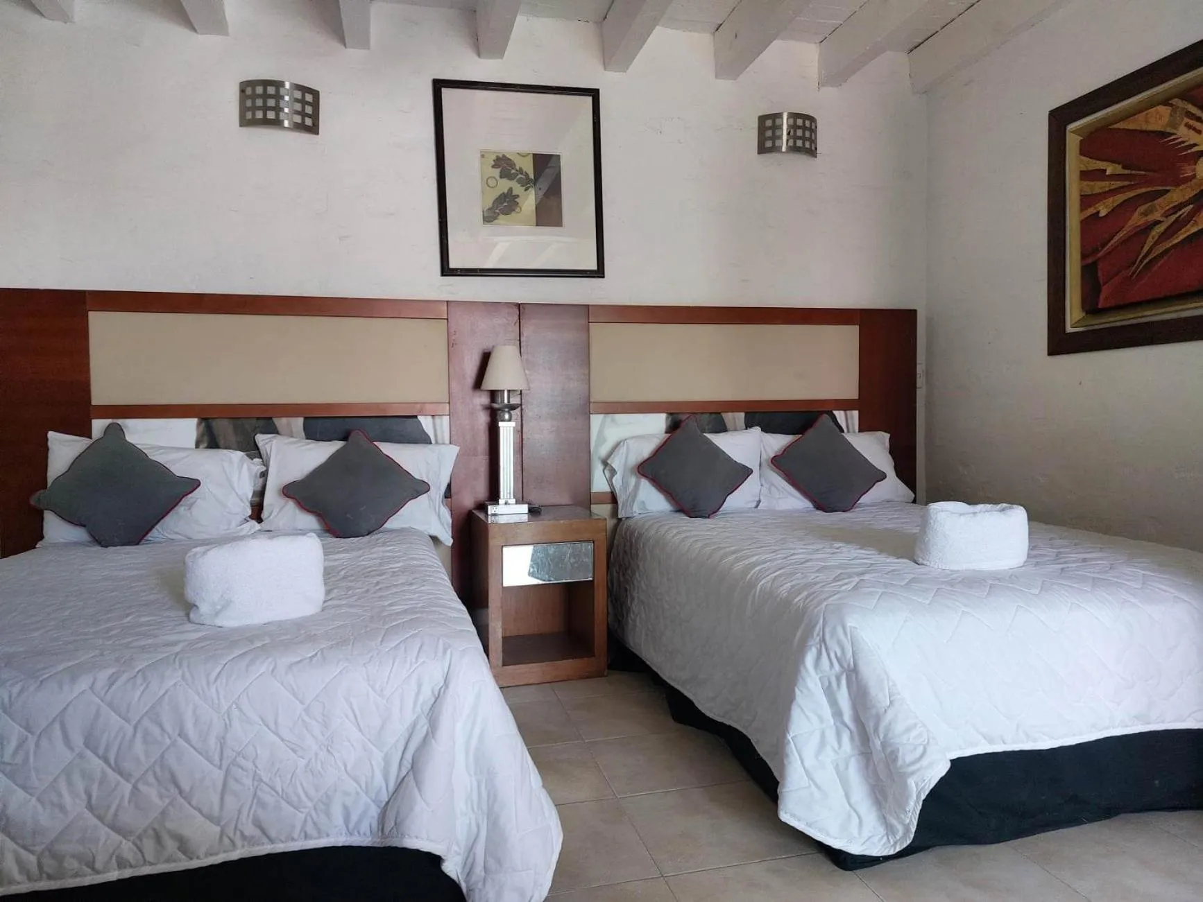 Photo of the whole room, Bed in Casa De La O Yautepec